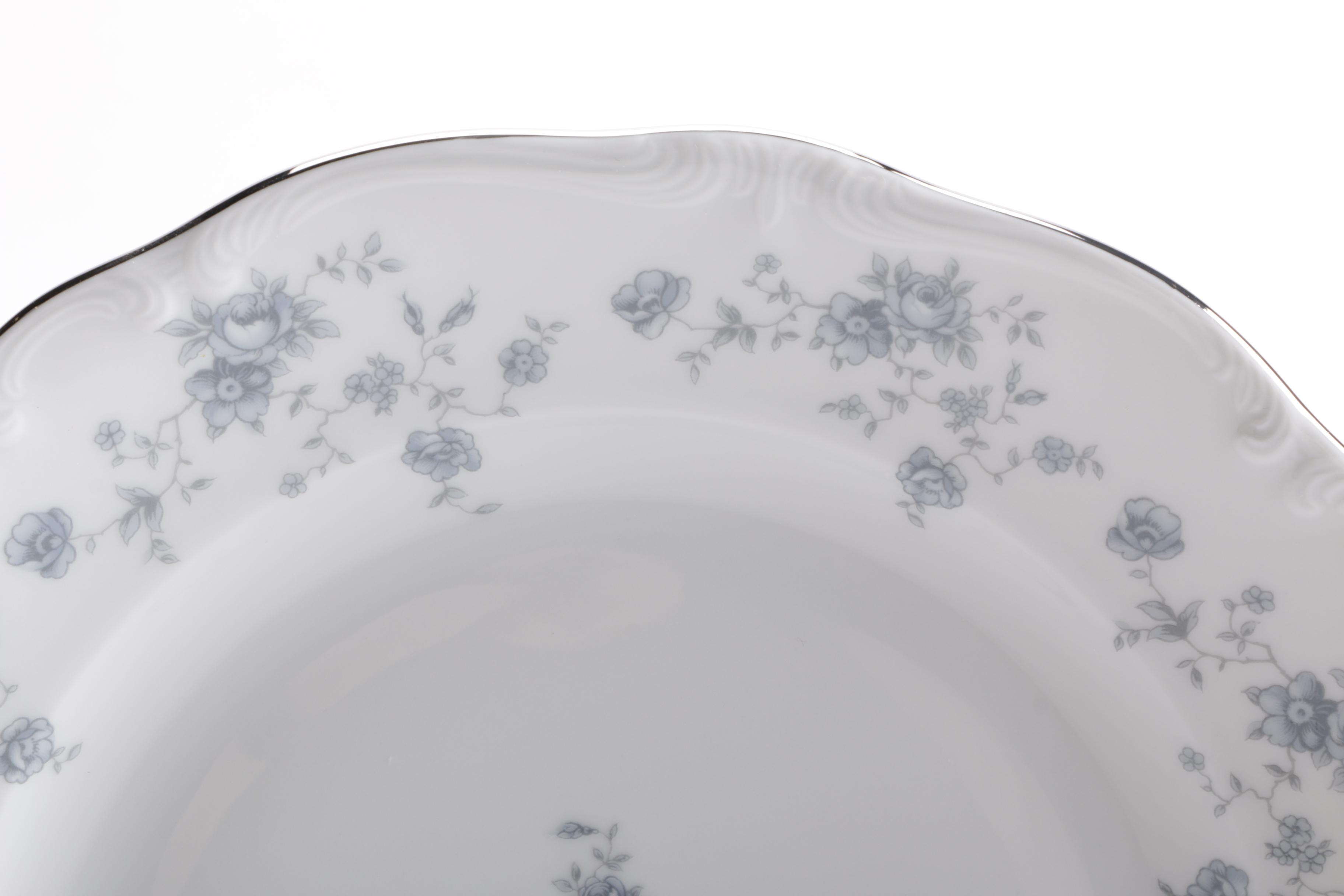 Five Place Settings of "Blue Garland" by Johann Haviland