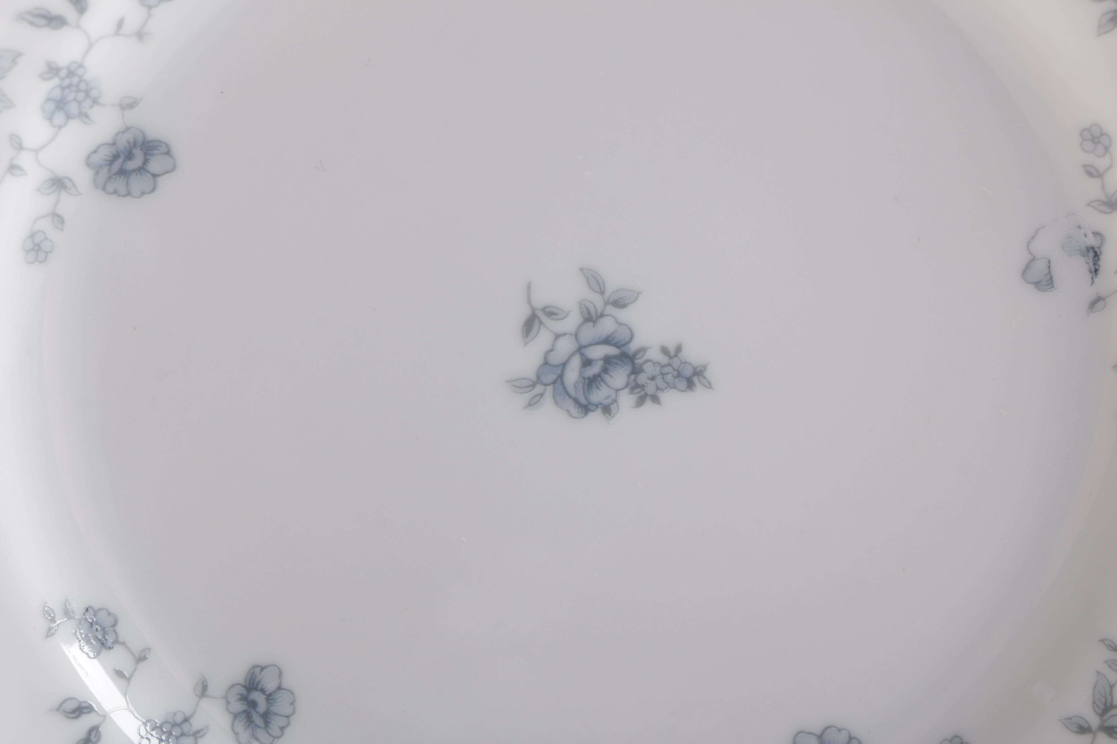 Five Place Settings of "Blue Garland" by Johann Haviland