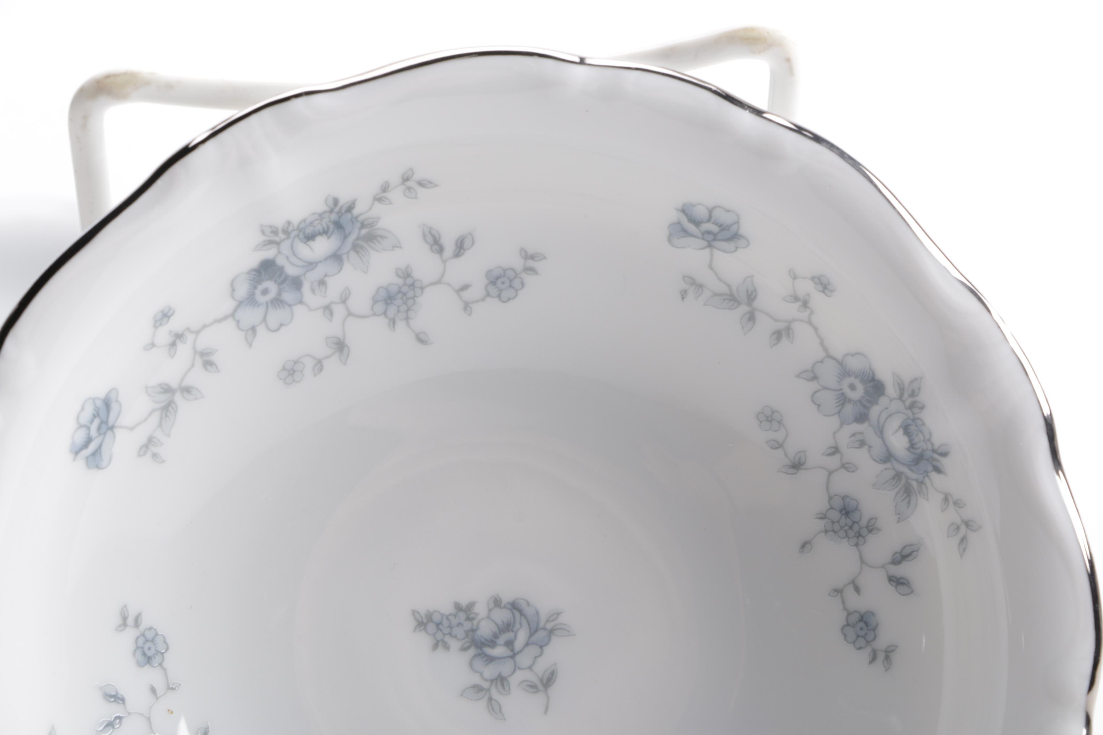 Five Place Settings of "Blue Garland" by Johann Haviland