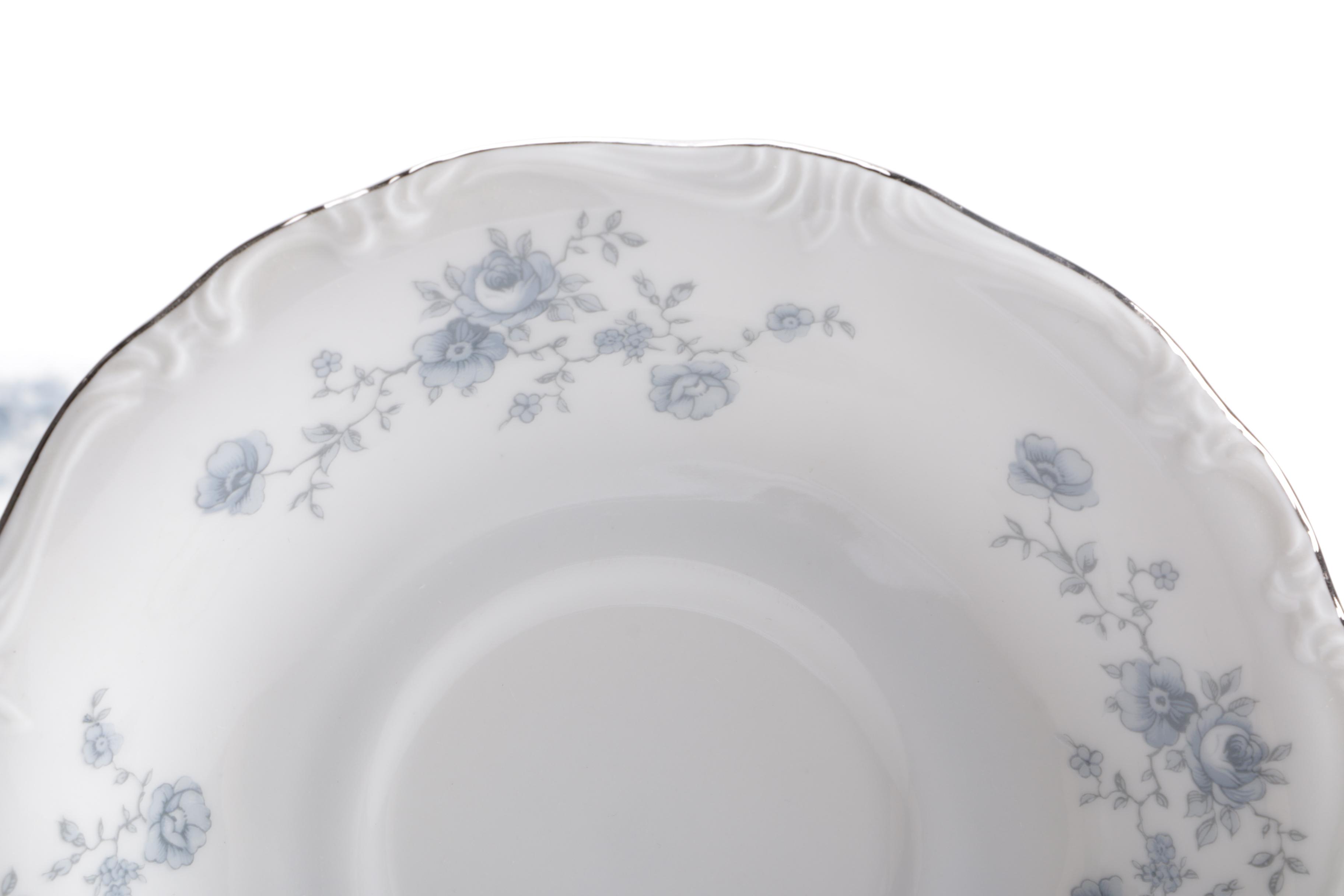 Five Place Settings of "Blue Garland" by Johann Haviland
