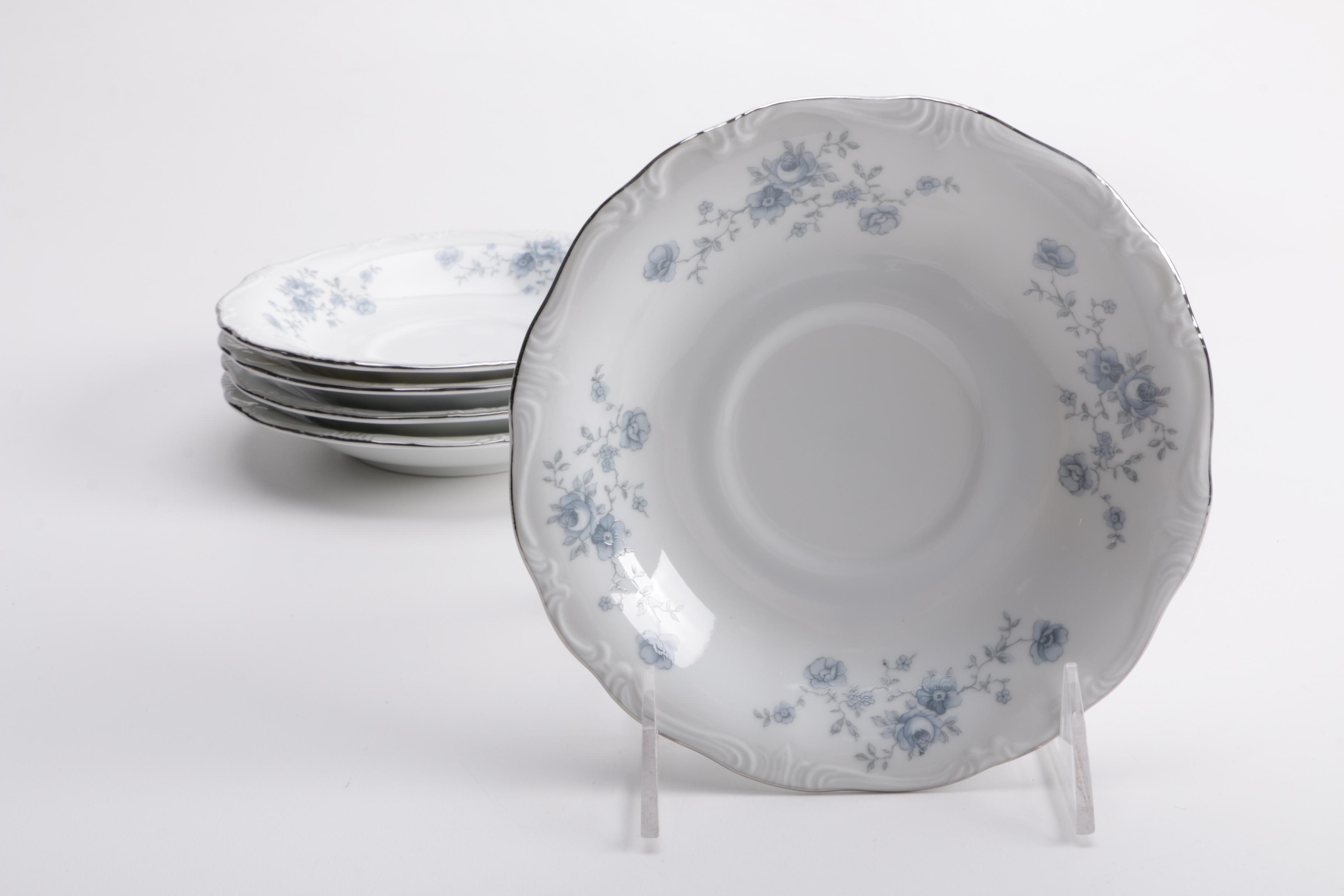 Five Place Settings of "Blue Garland" by Johann Haviland