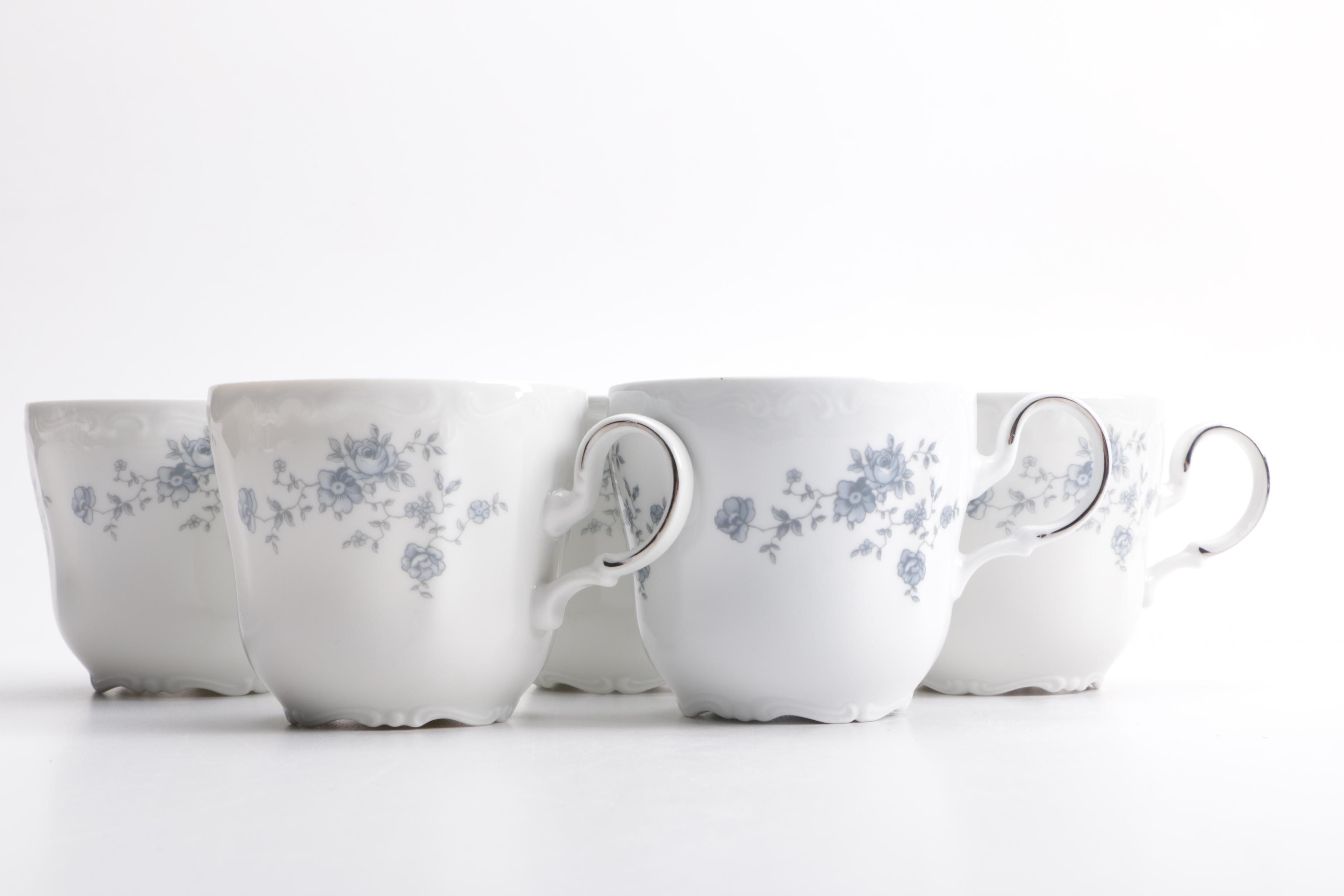 Five Place Settings of "Blue Garland" by Johann Haviland