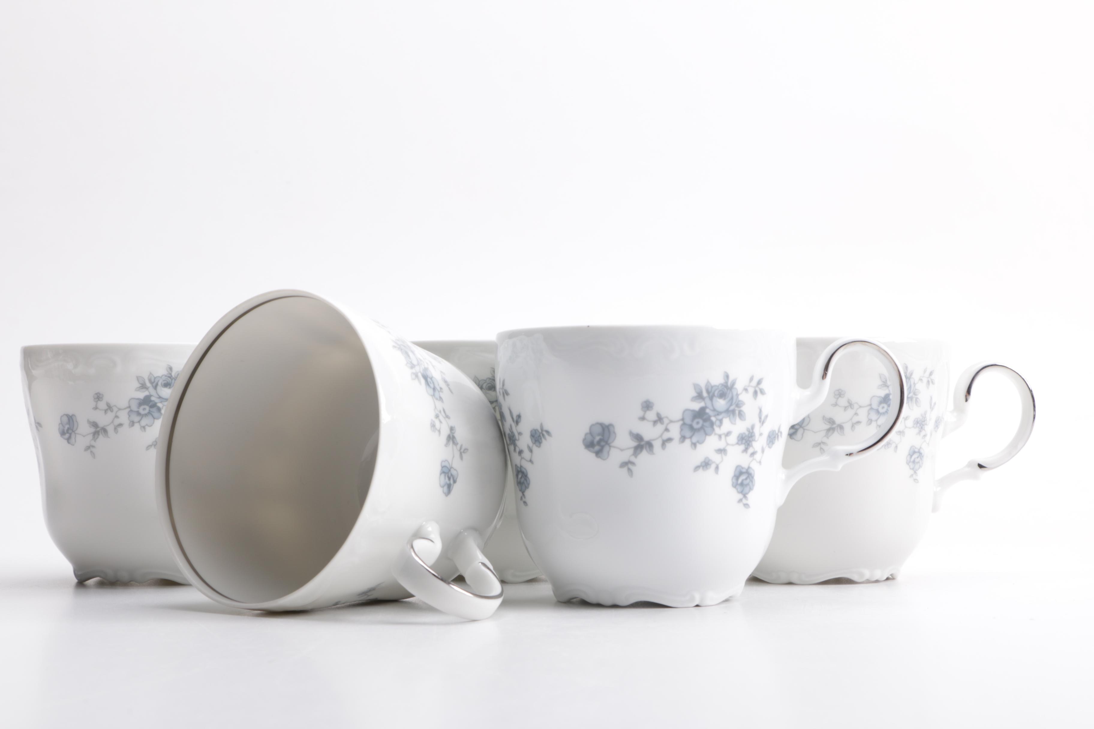 Five Place Settings of "Blue Garland" by Johann Haviland