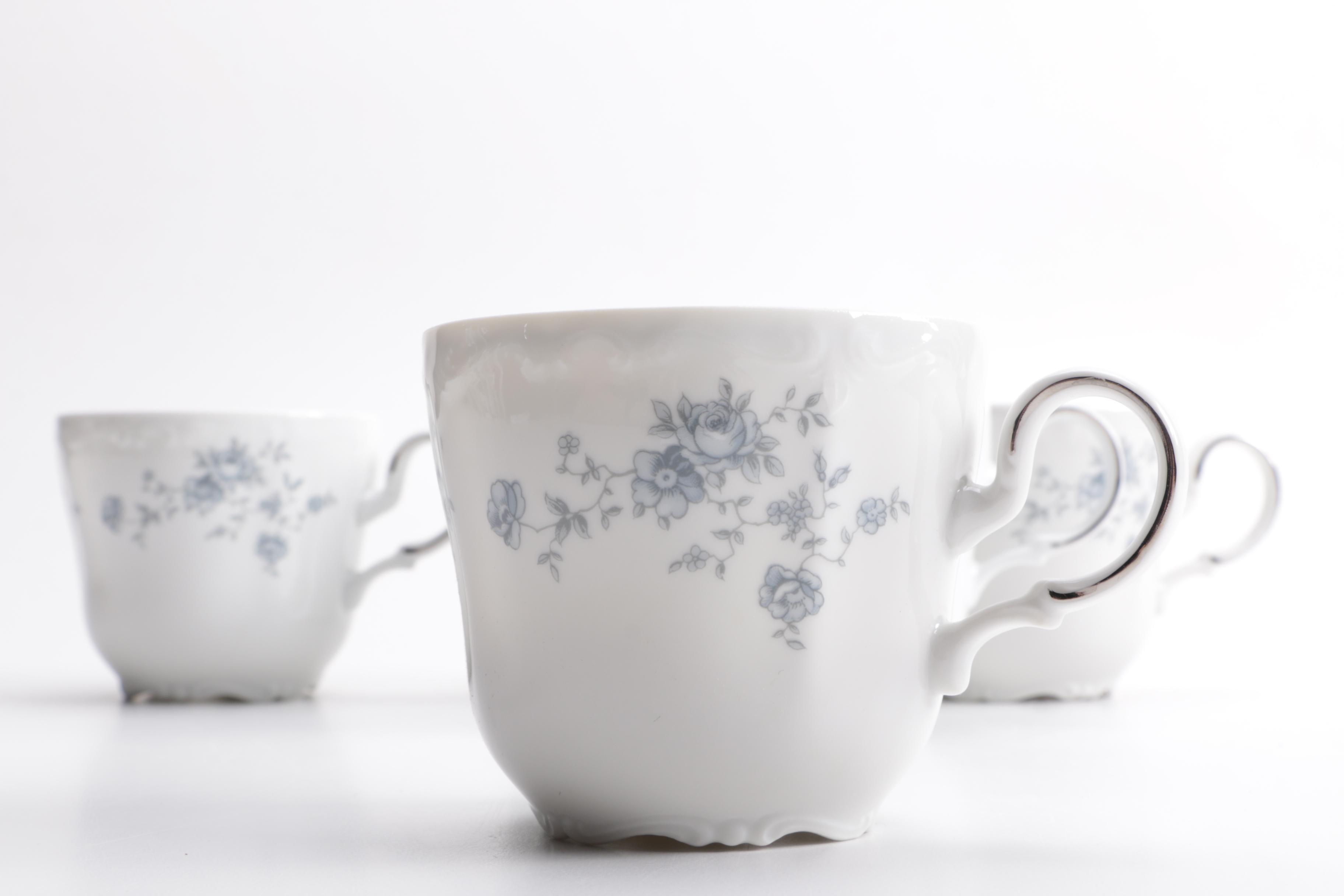 Five Place Settings of "Blue Garland" by Johann Haviland