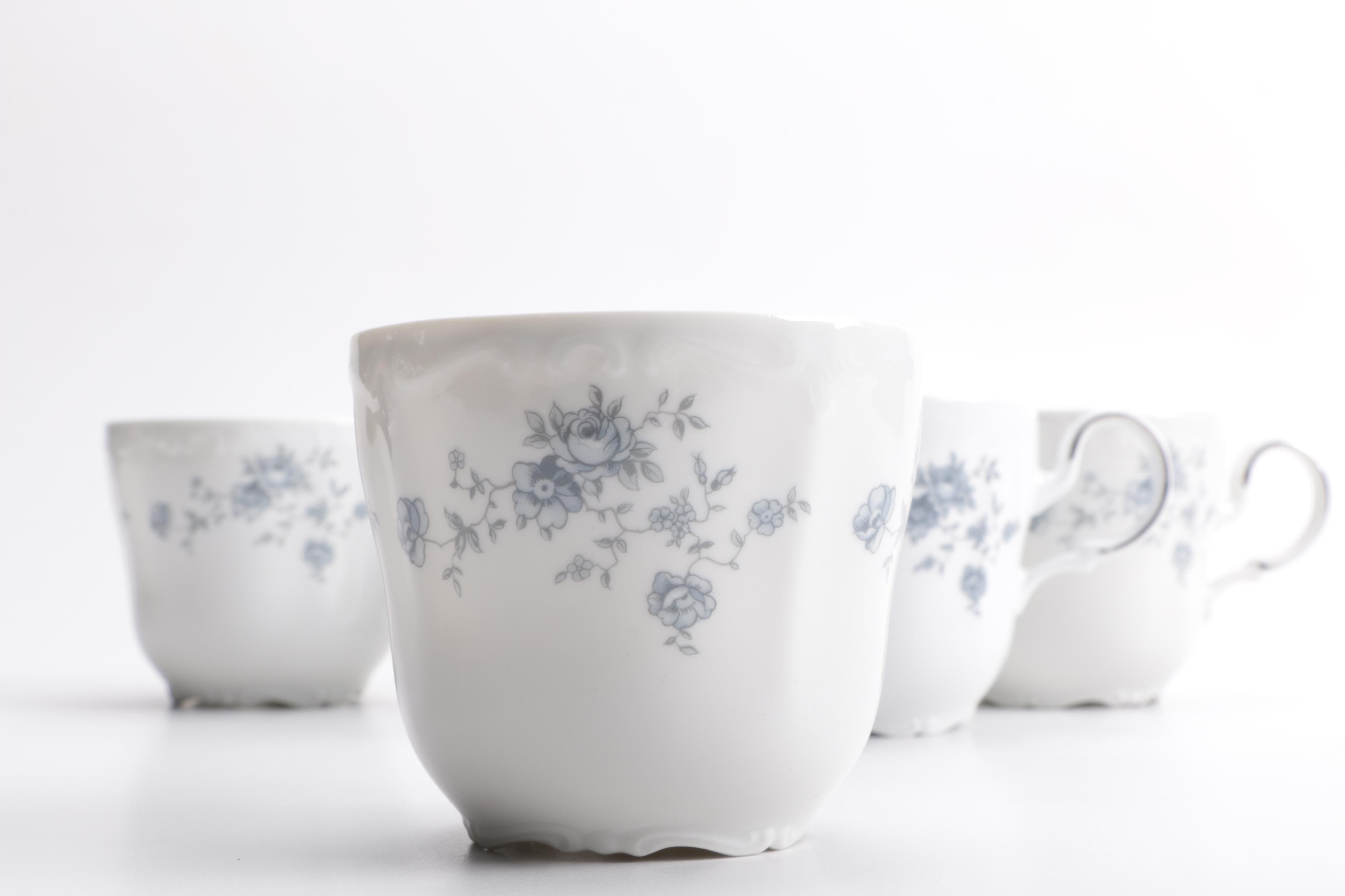 Five Place Settings of "Blue Garland" by Johann Haviland