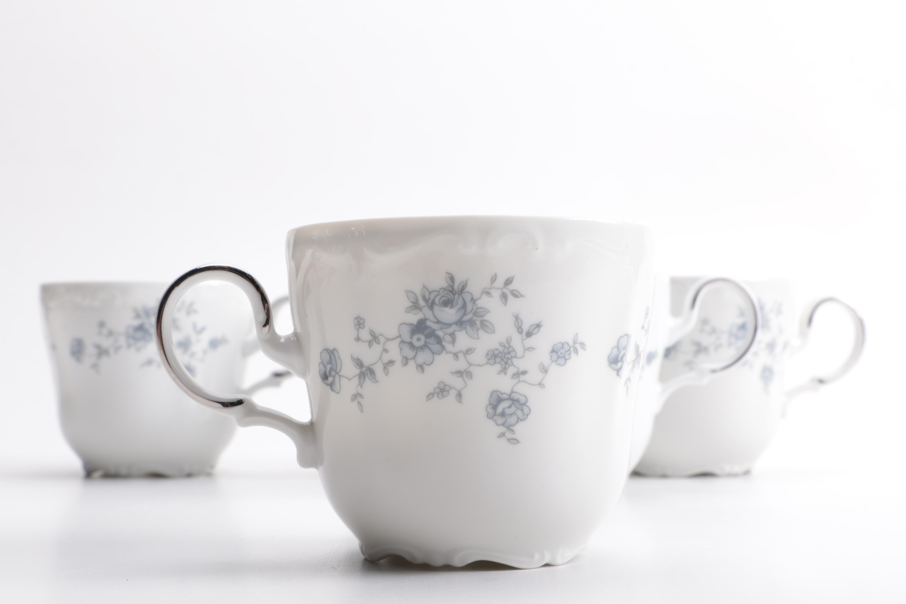 Five Place Settings of "Blue Garland" by Johann Haviland