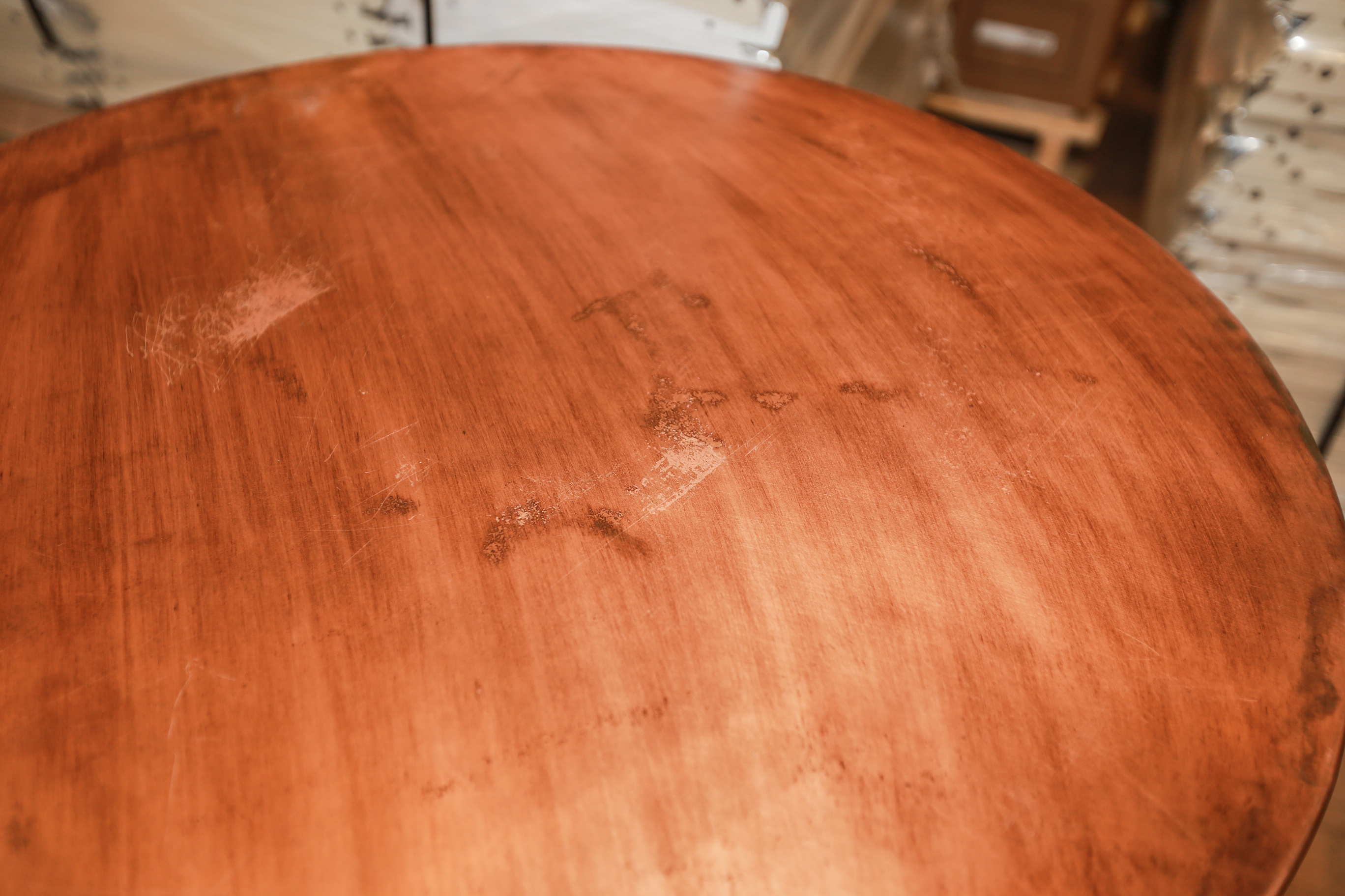 Contemporary Steampunk Inspired Metal Side Table