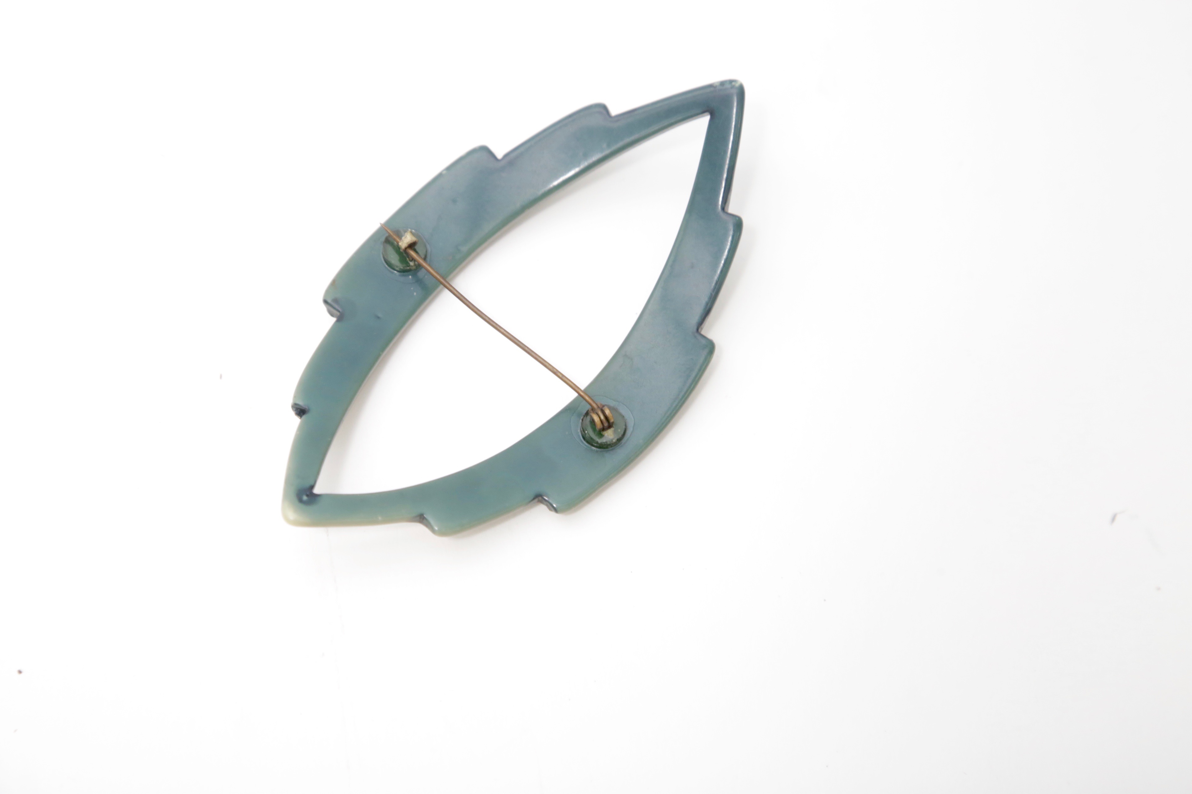 Rhinestone Belt and Bakelite Pin