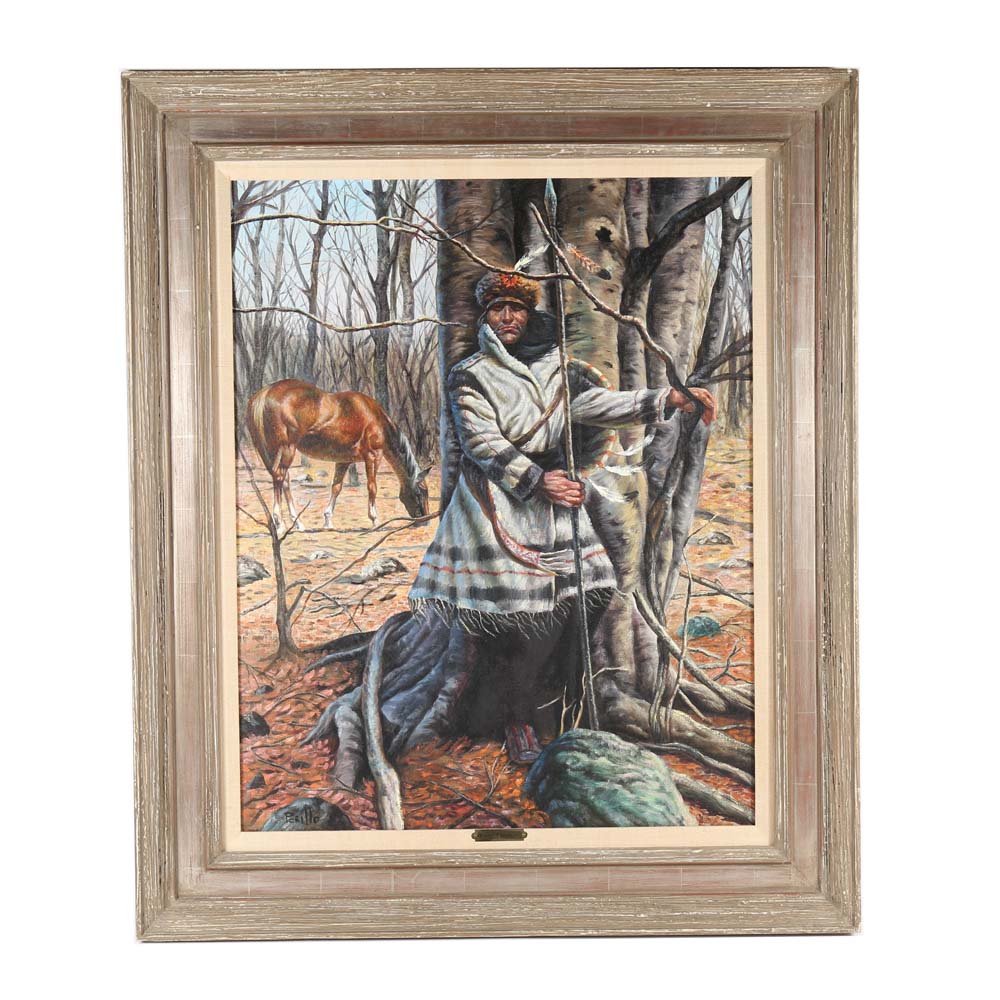 Gregory Perillo Original Oil Painting "Red Hunter"