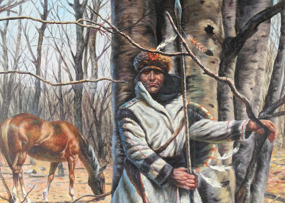 Gregory Perillo Original Oil Painting "Red Hunter"