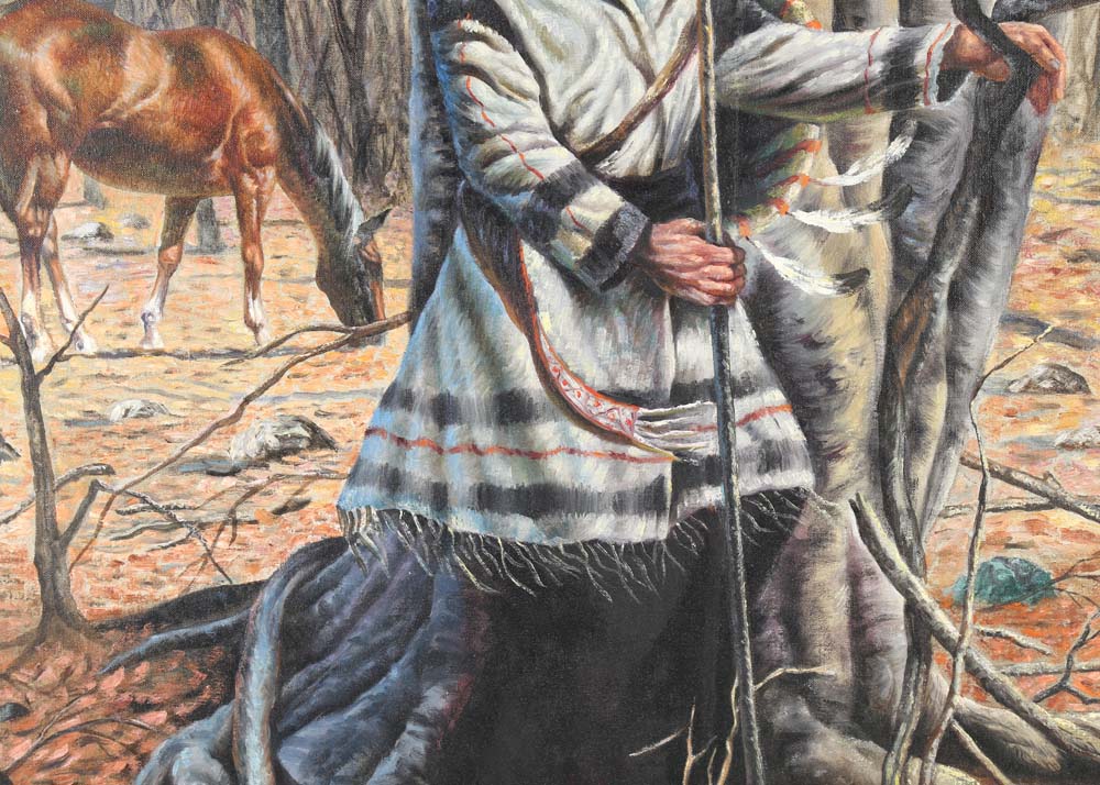 Gregory Perillo Original Oil Painting "Red Hunter"