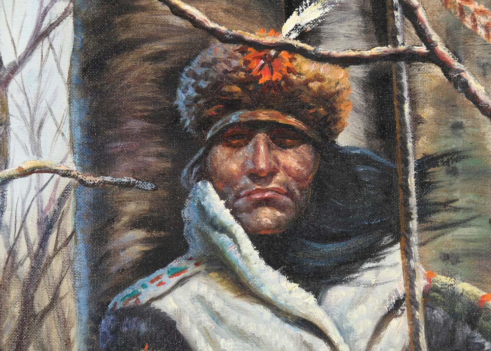 Gregory Perillo Original Oil Painting "Red Hunter"