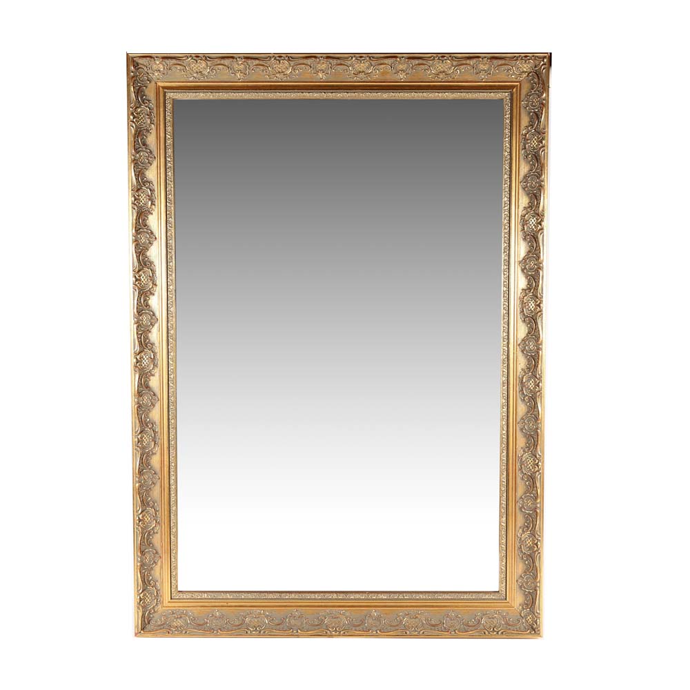 Carved Wooden Gilded Wall Mirror