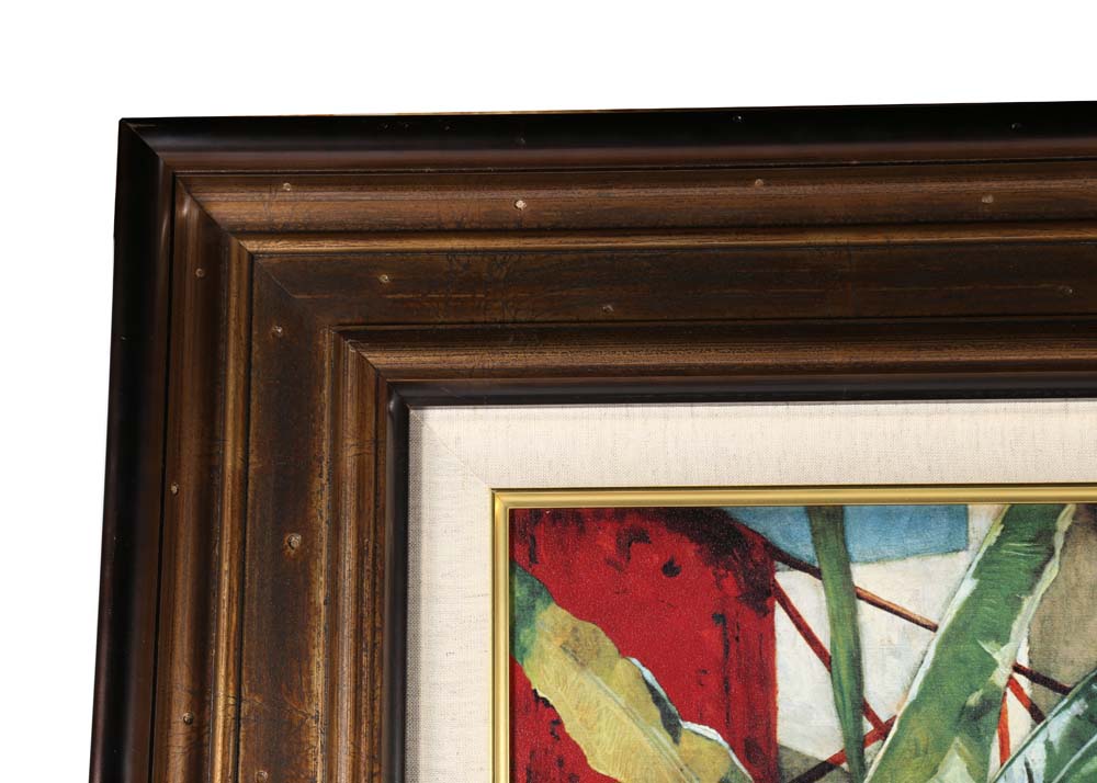 After Guillermo Collazo Offset Lithograph "Patio"