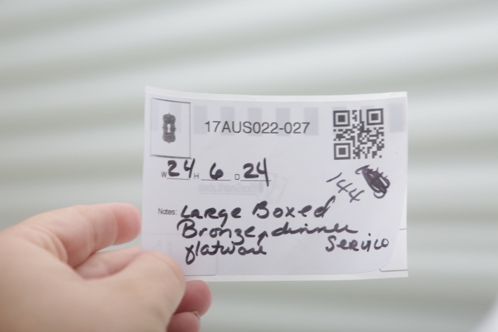 Brass Tone Elephant Embossed Flatware