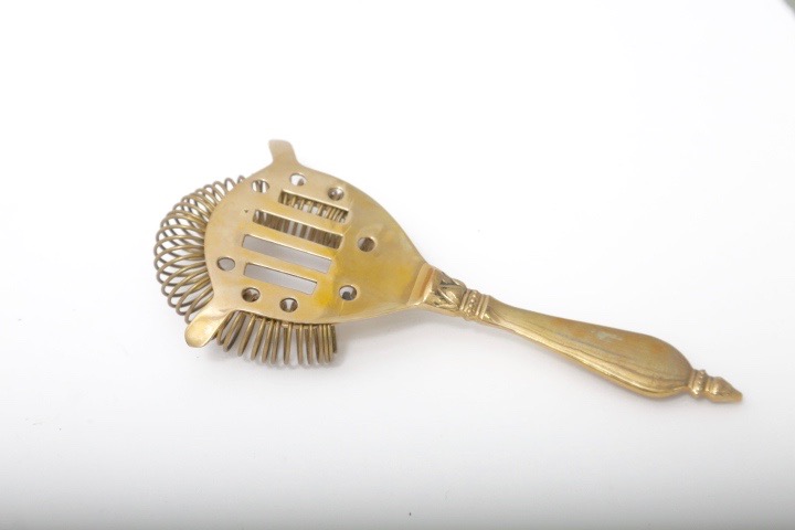 Brass Tone Elephant Embossed Flatware