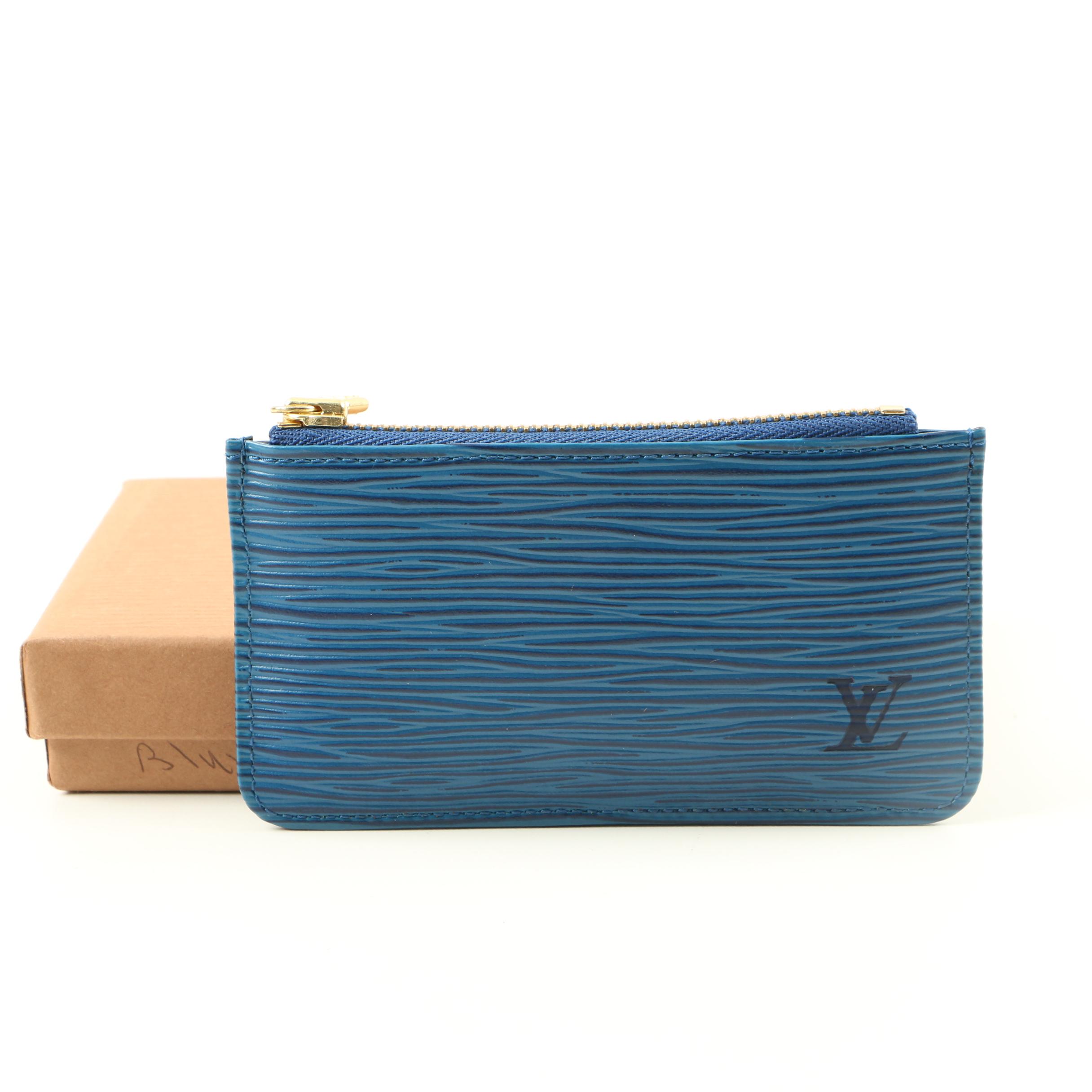 Louis Vuitton Blue Epi Leather Coin Purse