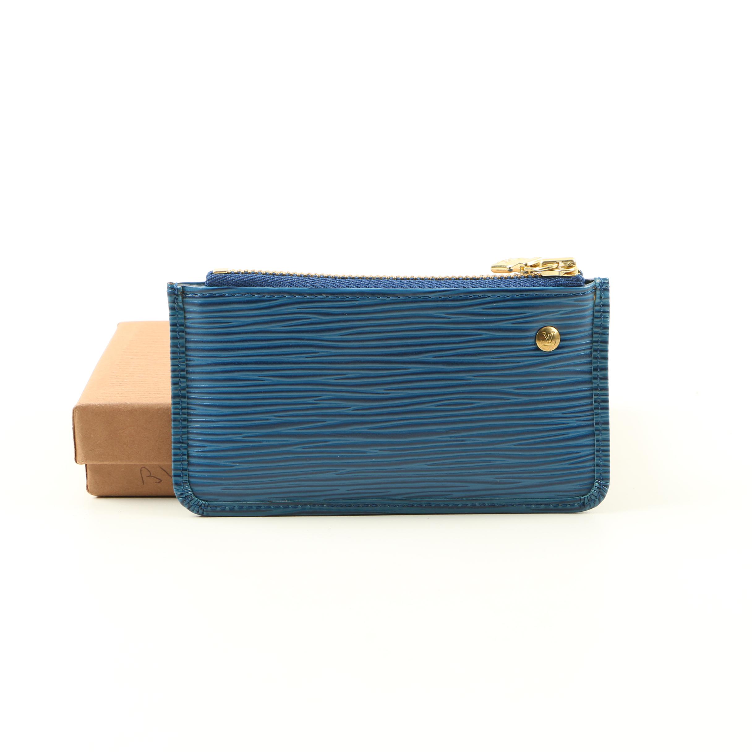 Louis Vuitton Blue Epi Leather Coin Purse