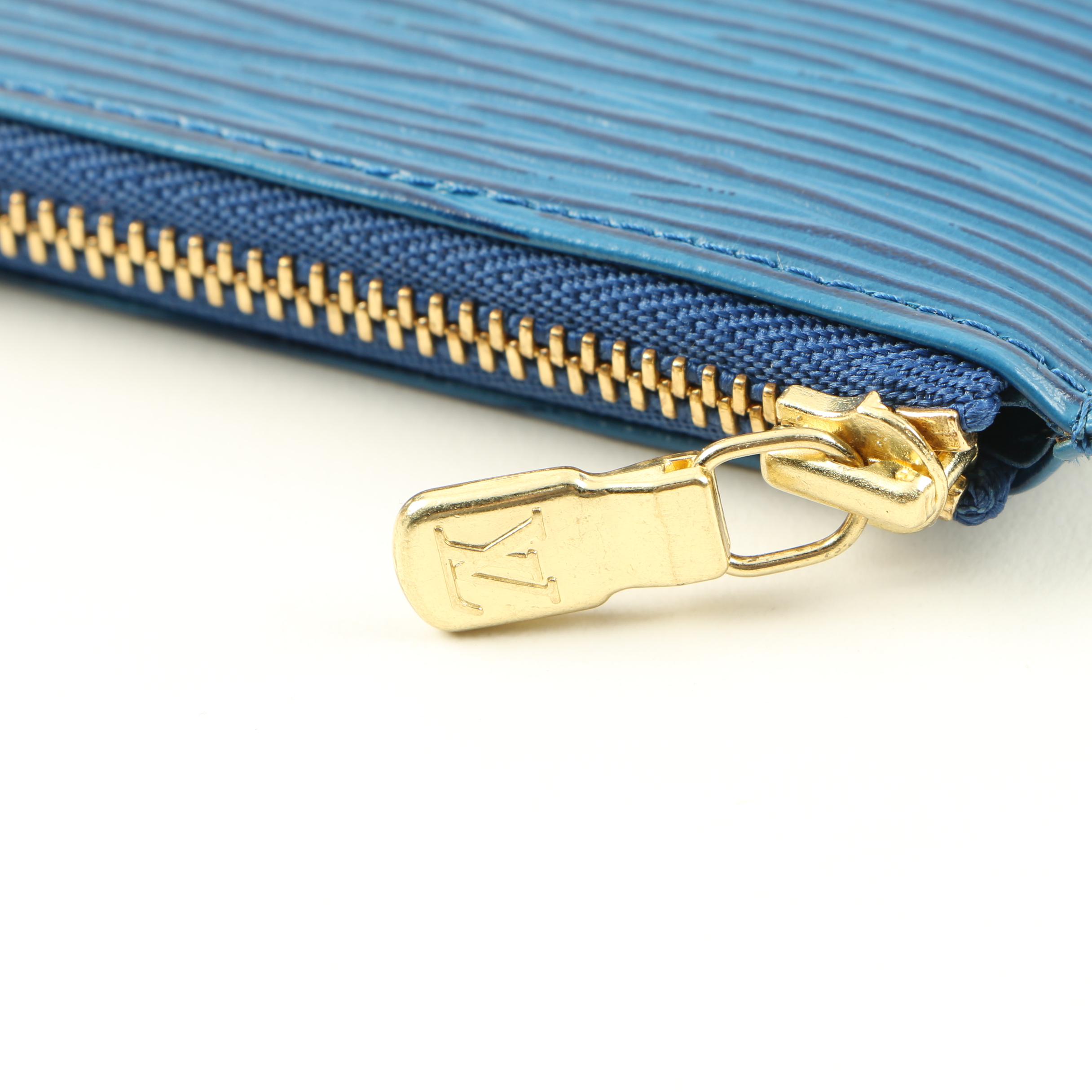 Louis Vuitton Blue Epi Leather Coin Purse