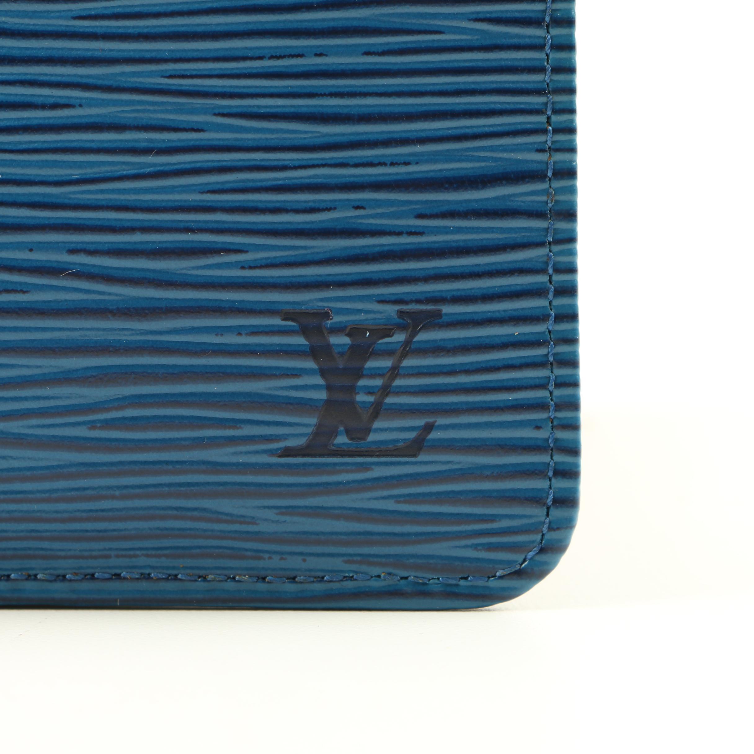 Louis Vuitton Blue Epi Leather Coin Purse