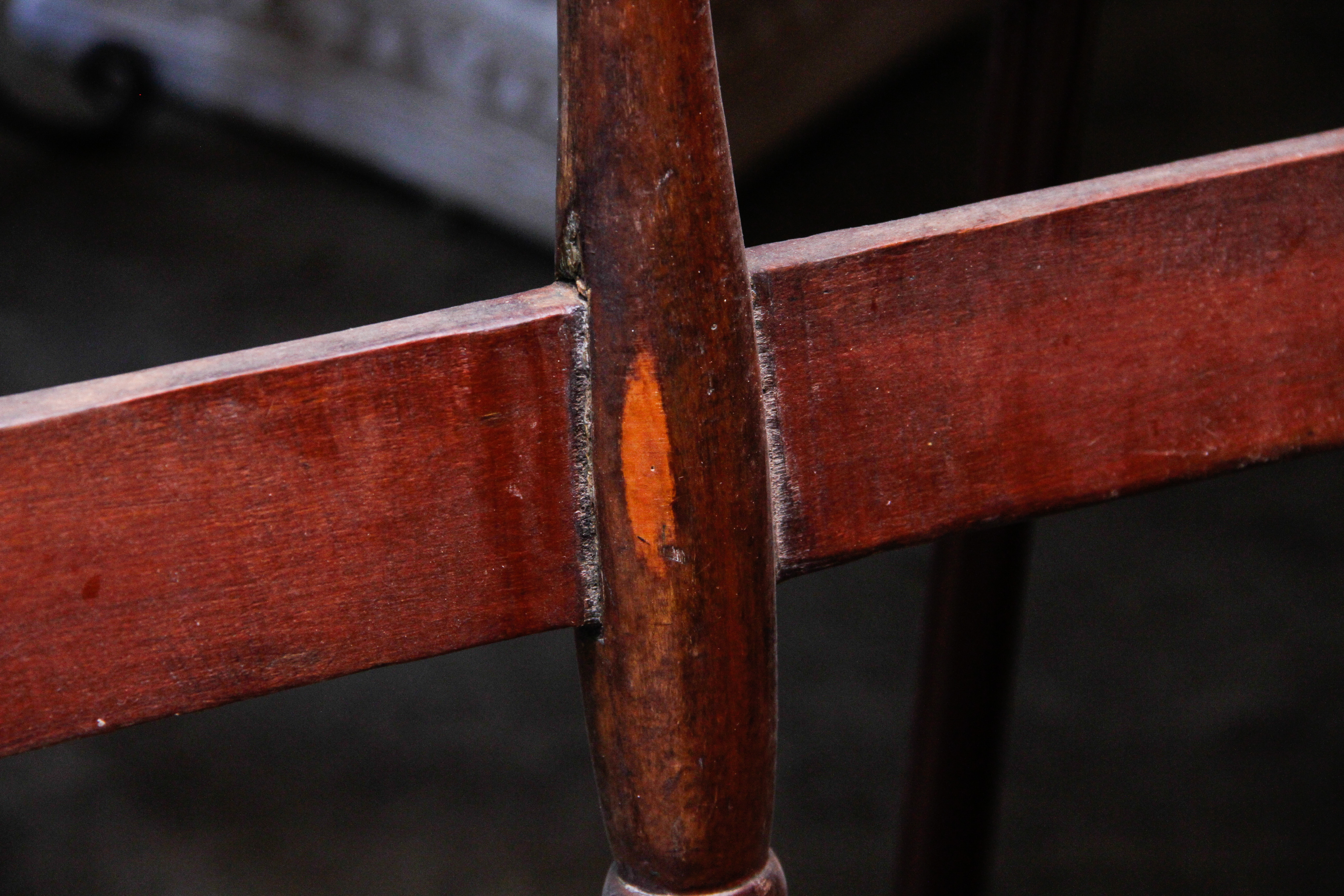 Country Sheraton Style Deacon's Bench