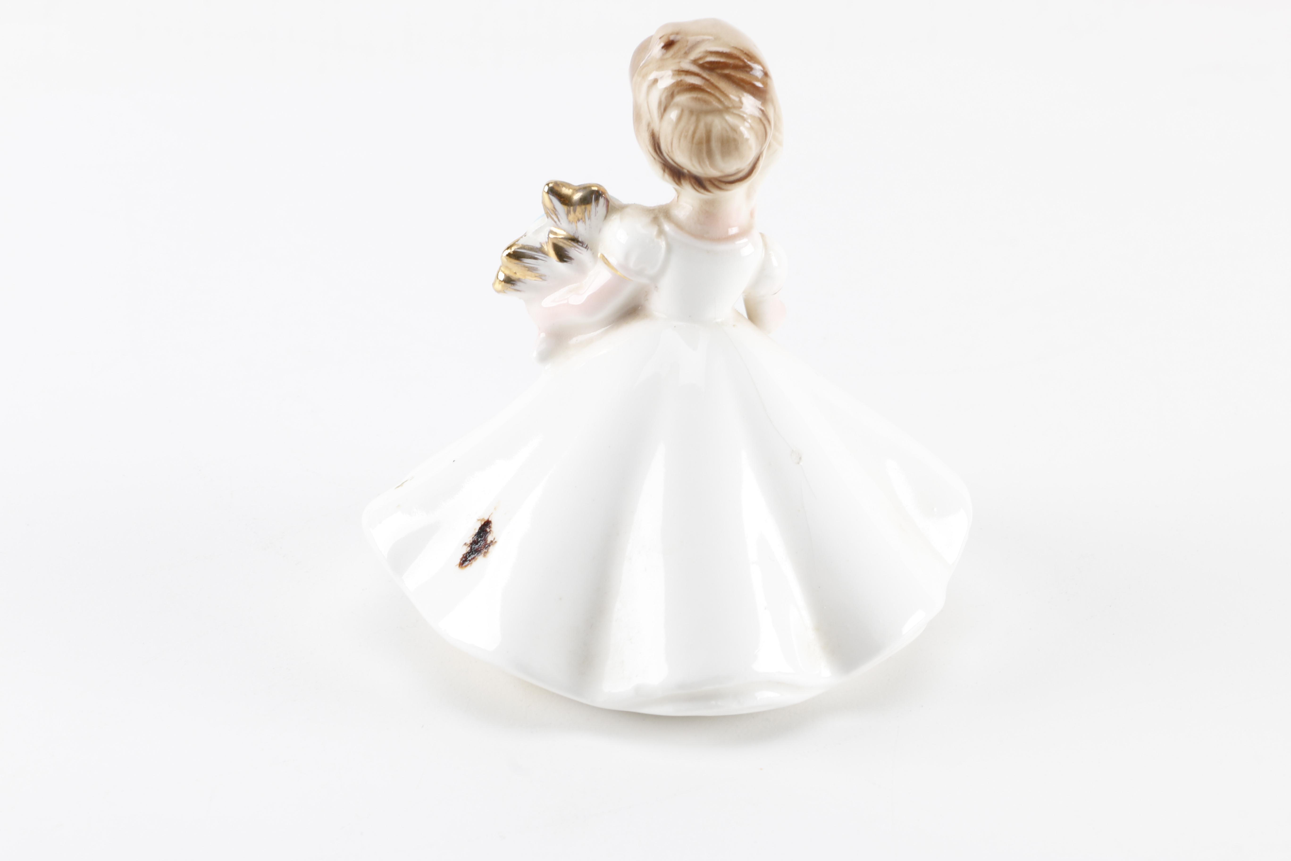 Circa 1960s Josef Originals Porcelain Birthstone Figurines