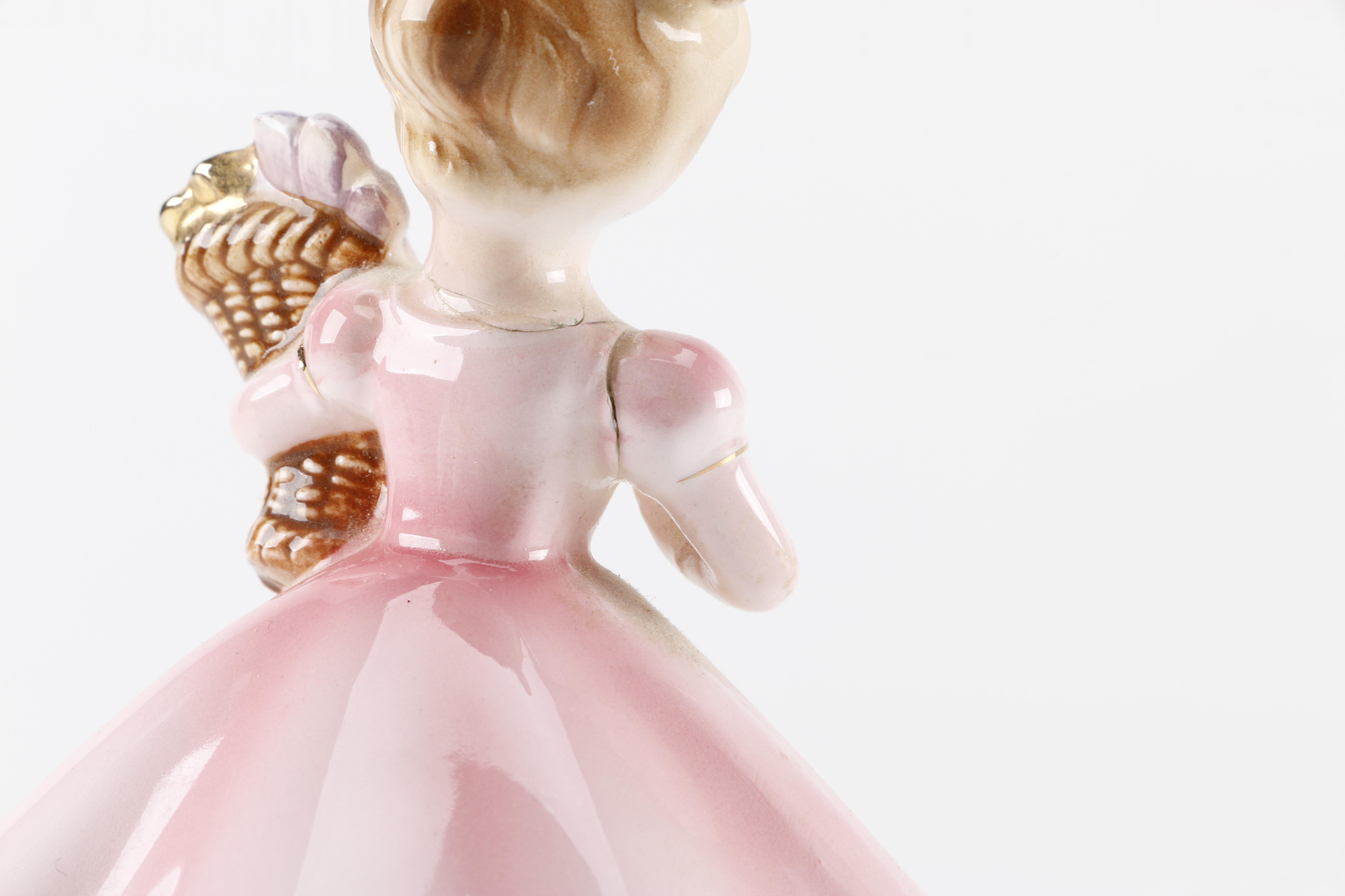 Circa 1960s Josef Originals Porcelain Birthstone Figurines