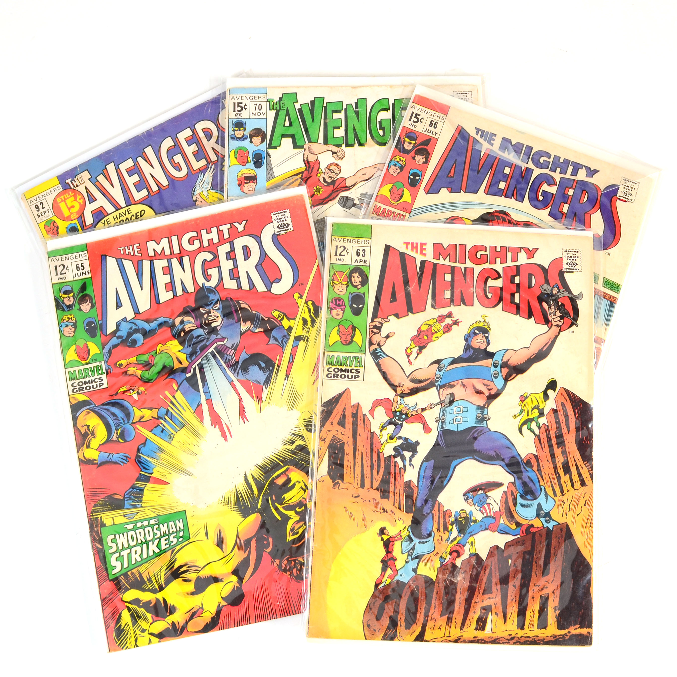 Silver and Bronze Age “Avengers” Comics