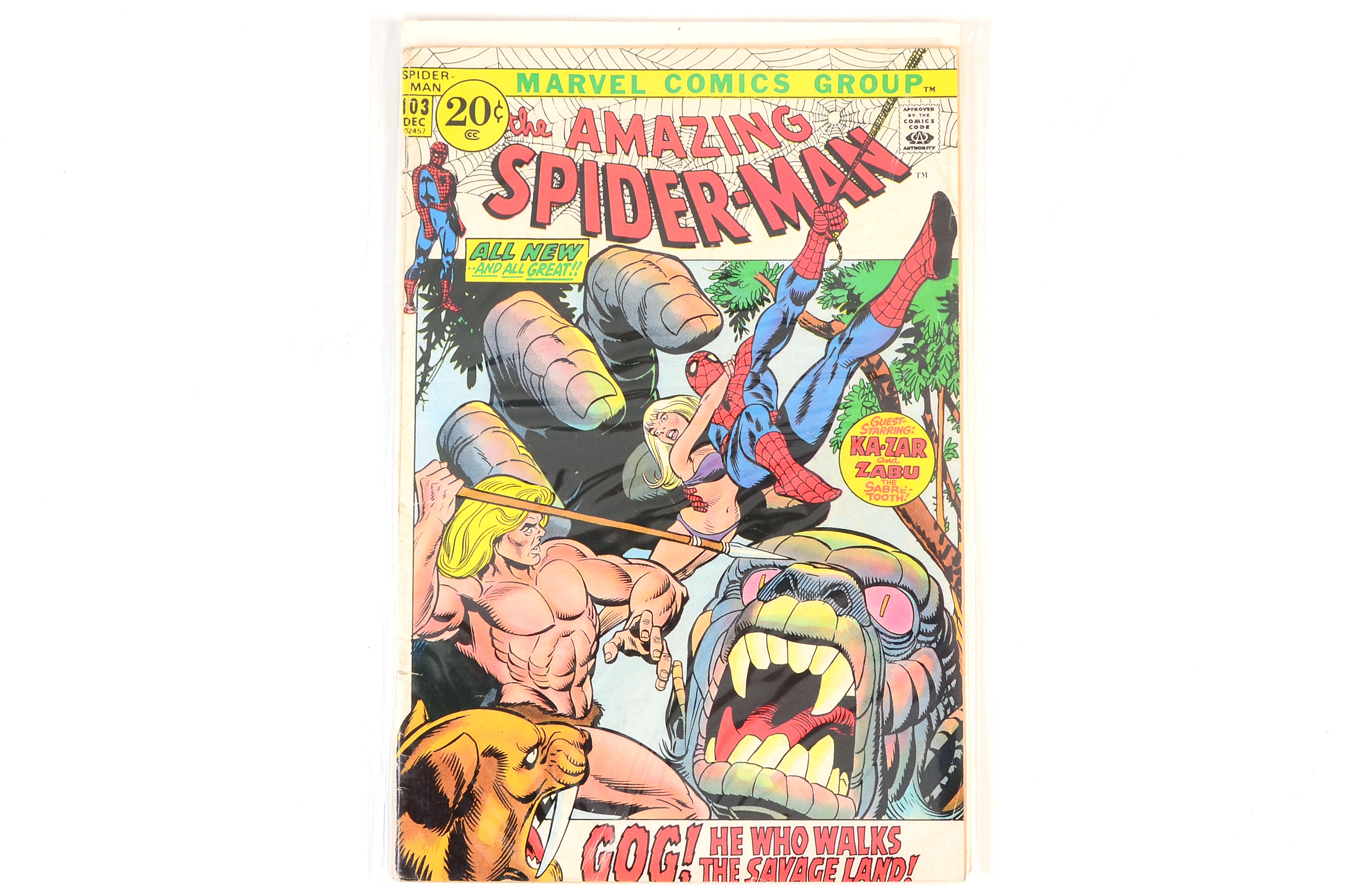 “The Amazing Spider-Man” Comics from the 1960s and 1970s