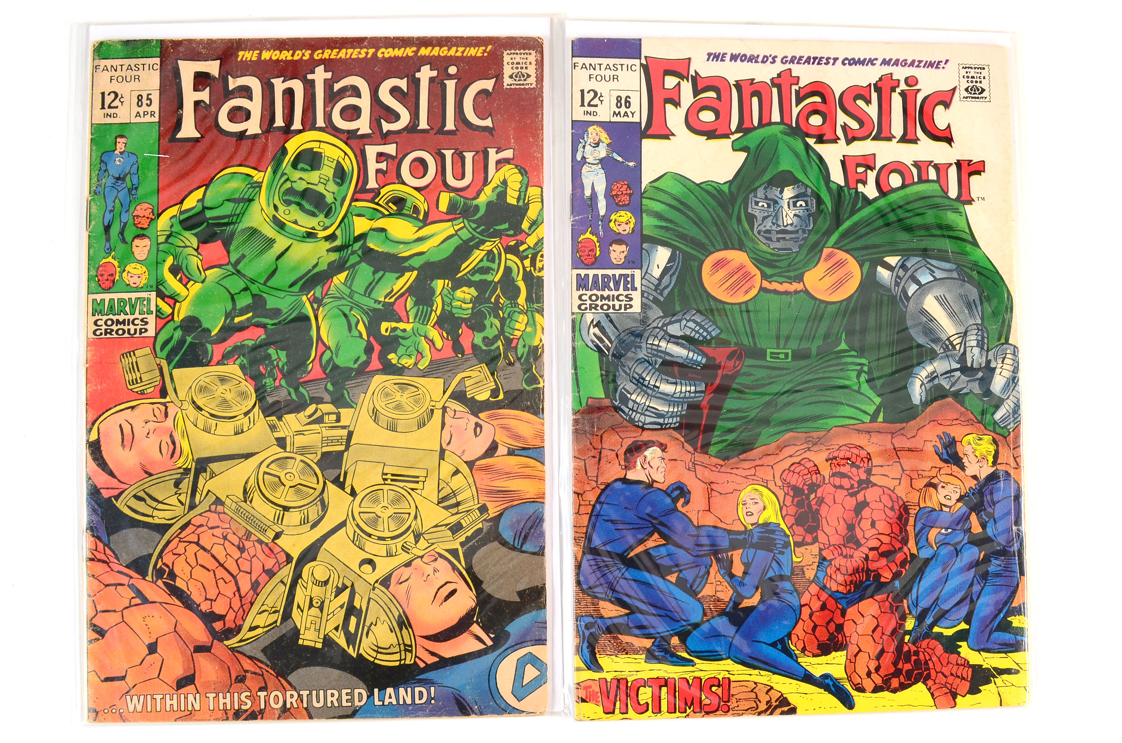 Silver and Bronze Age “Fantasic Four” Comics