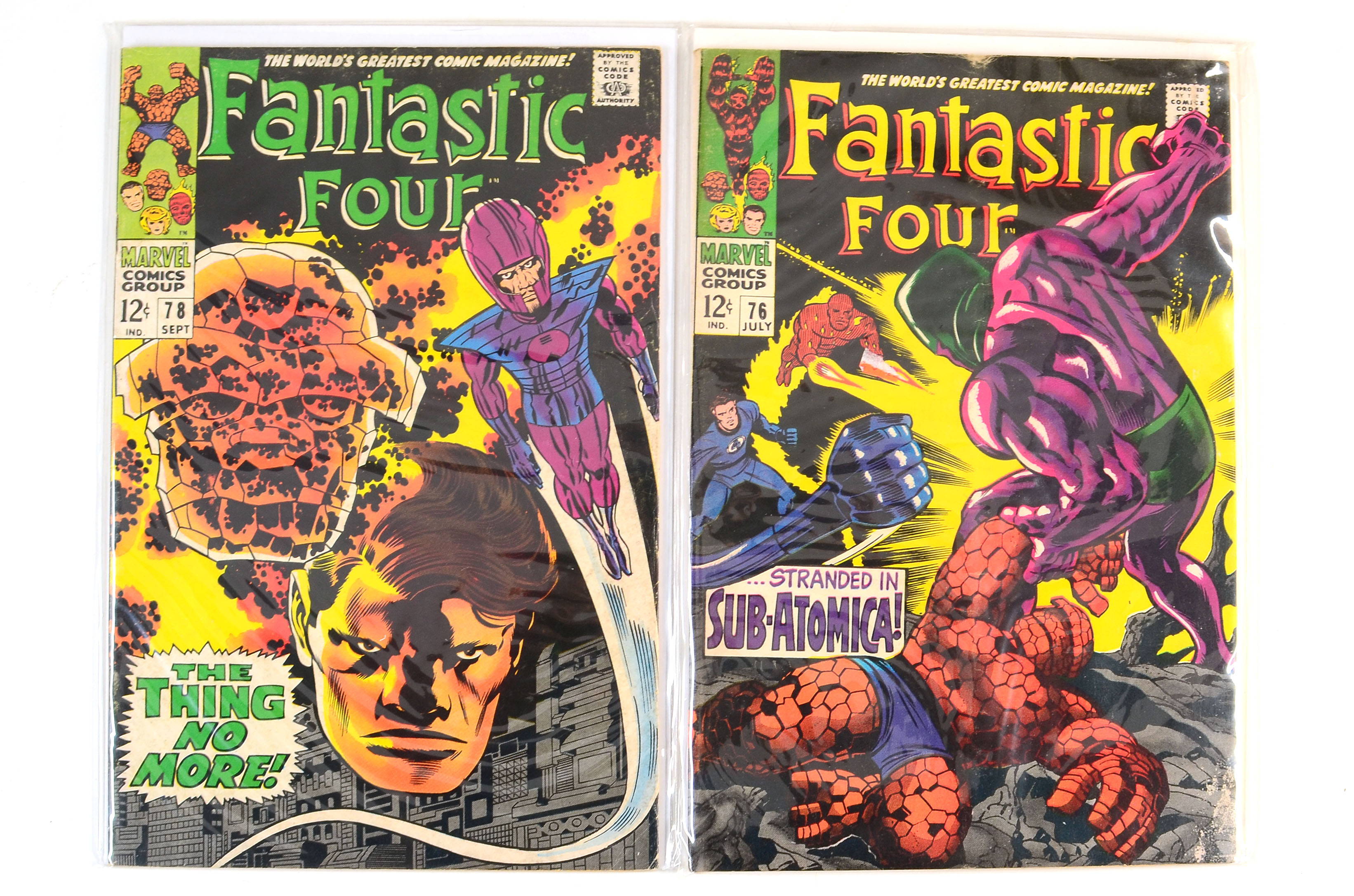 Silver and Bronze Age “Fantasic Four” Comics