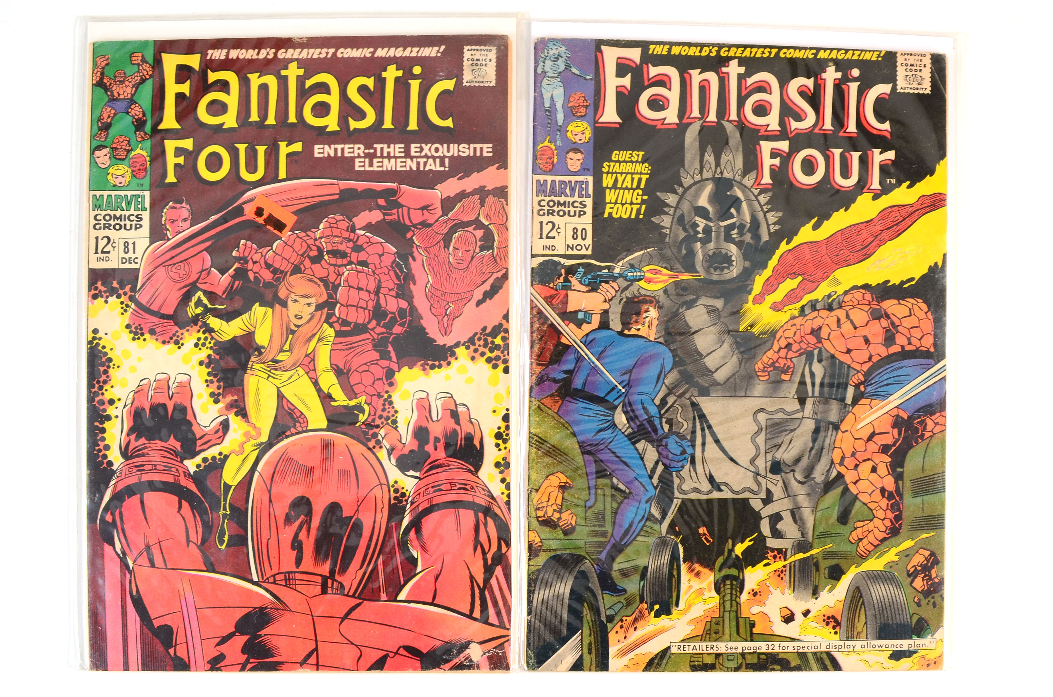 Silver and Bronze Age “Fantasic Four” Comics