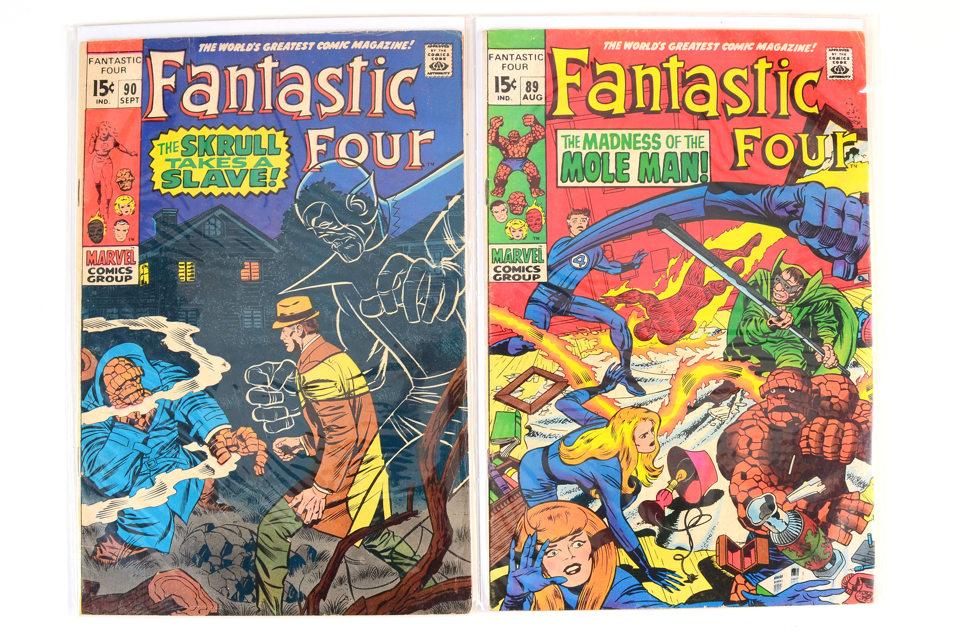 Silver and Bronze Age “Fantasic Four” Comics