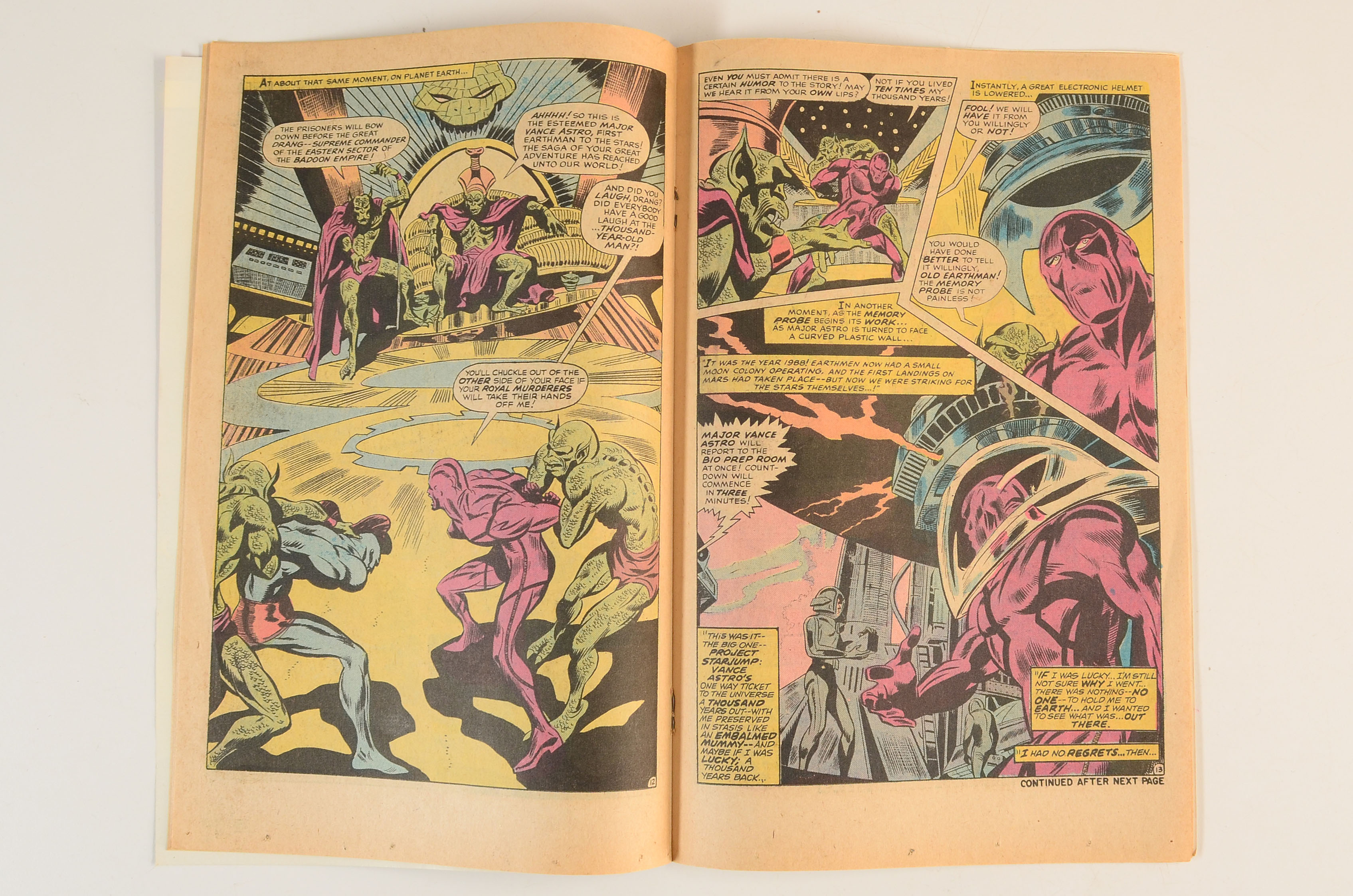 Bronze Age “Tales to Astonish” Featuring the First Guardians of the Galaxy Team