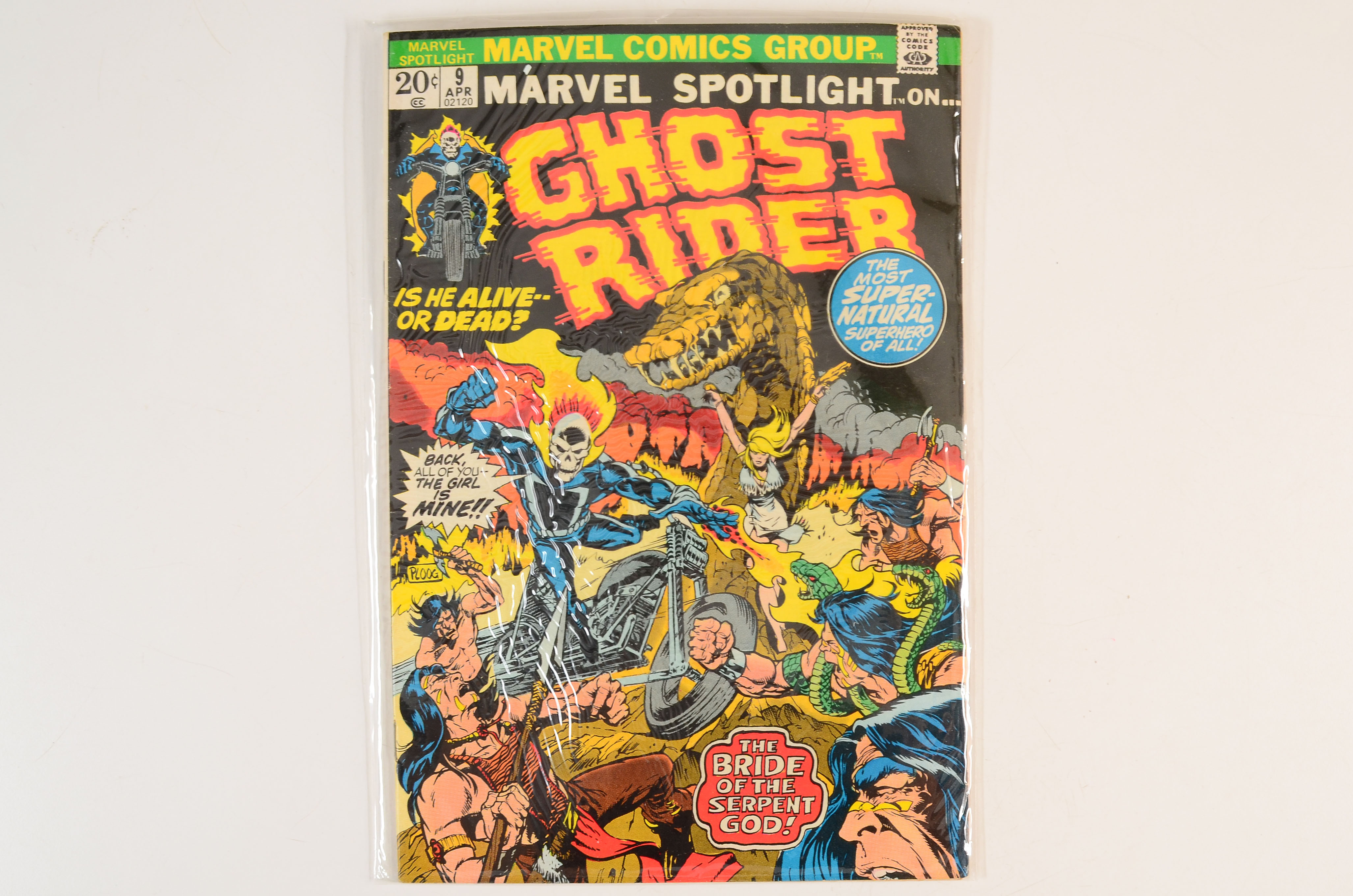 Early Issue "Marvel Spotlight" Featuring Second Ghost Rider Appearance