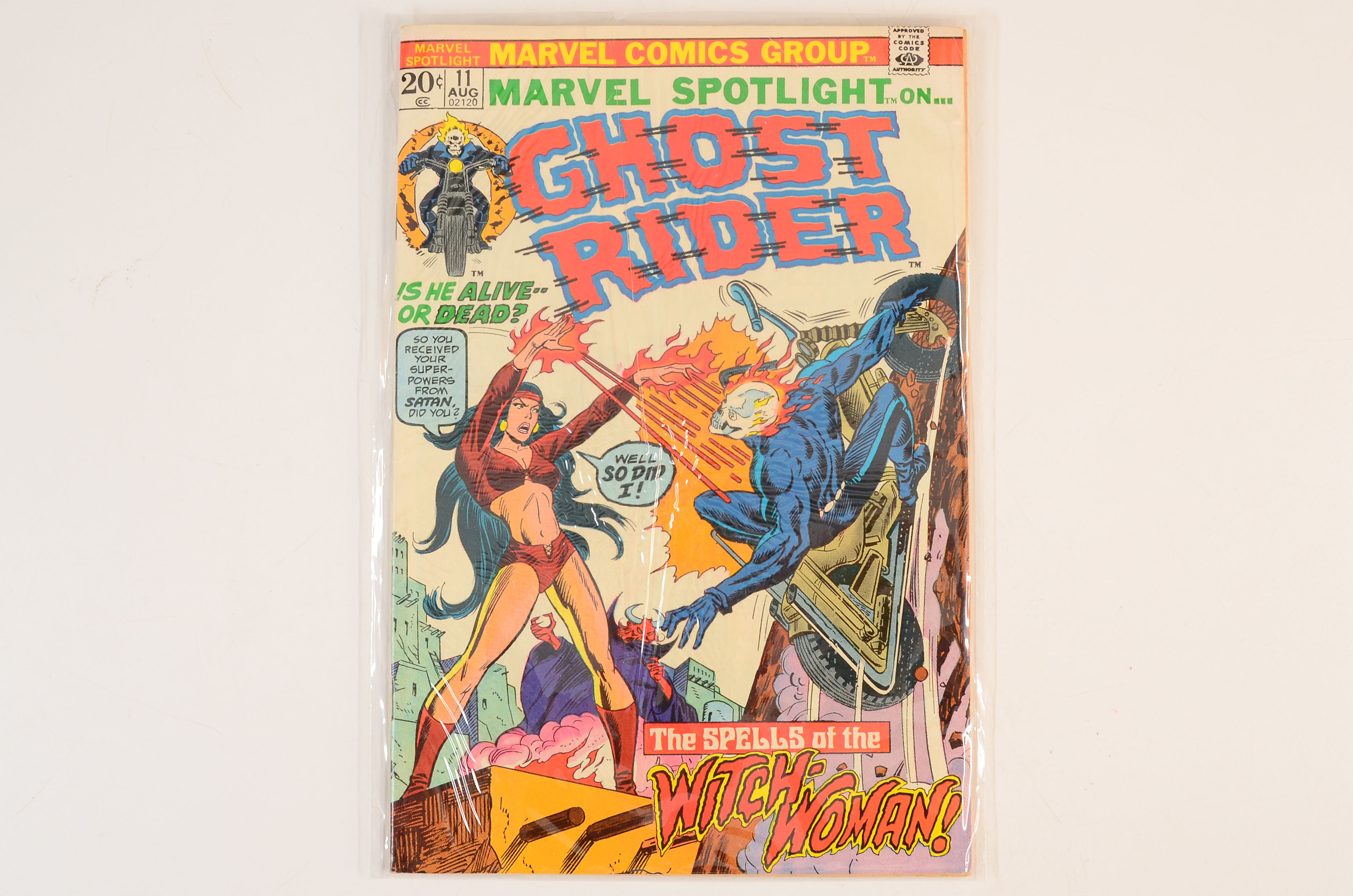 Early Issue "Marvel Spotlight" Featuring Second Ghost Rider Appearance