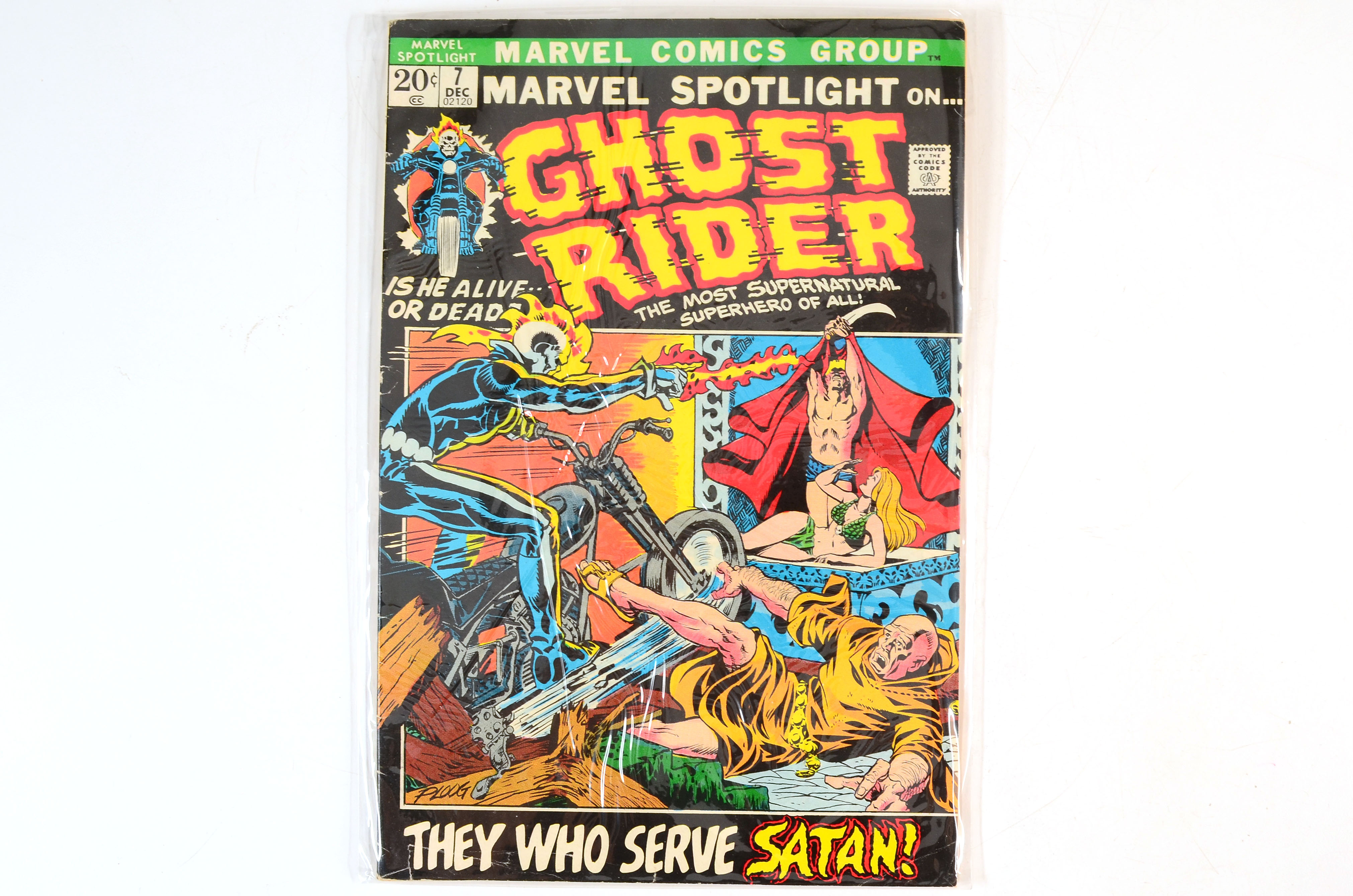 Early Issue "Marvel Spotlight" Featuring Second Ghost Rider Appearance