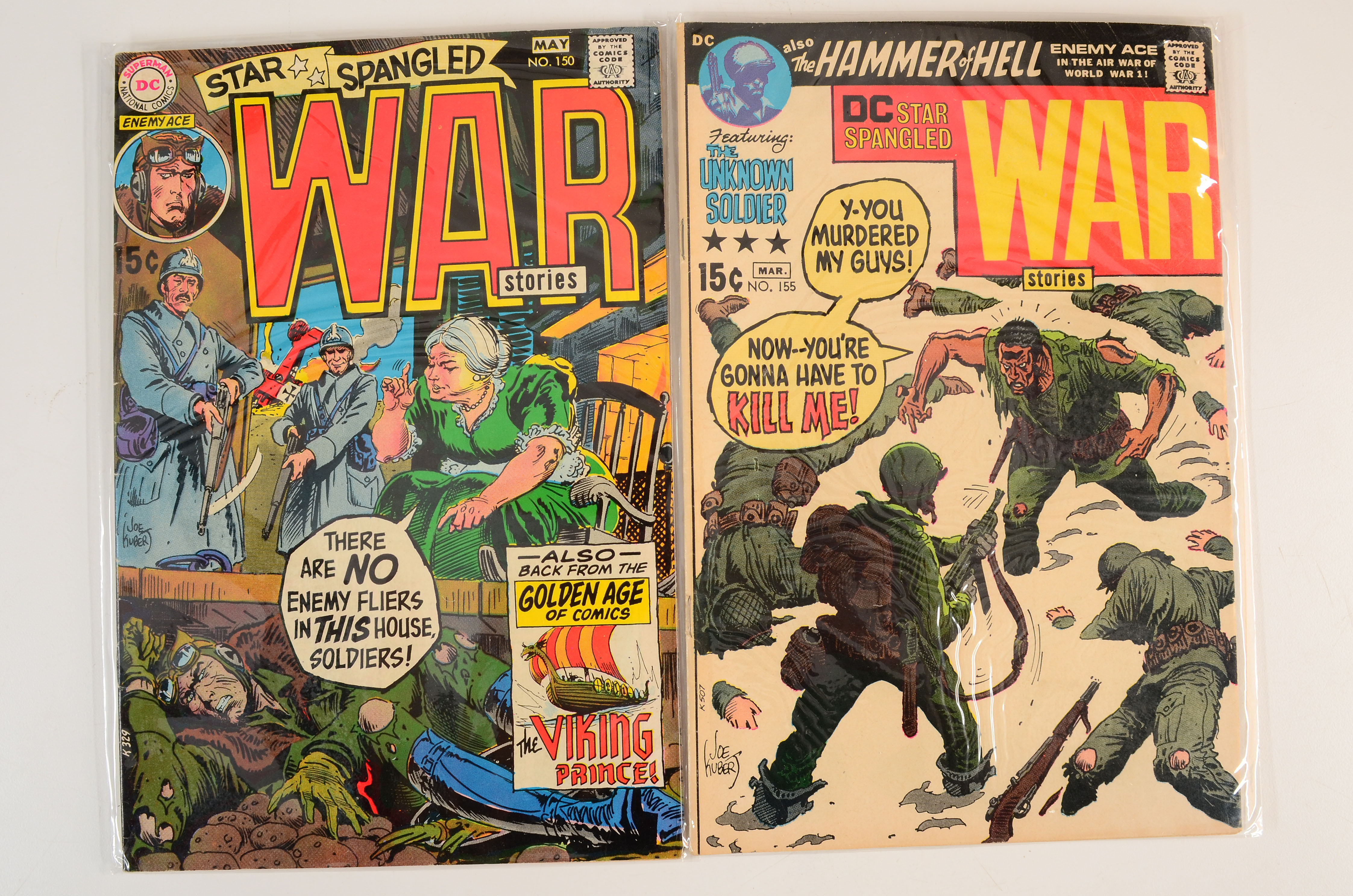 Silver and Bronze Age “Star Spangled War Stories” Comics