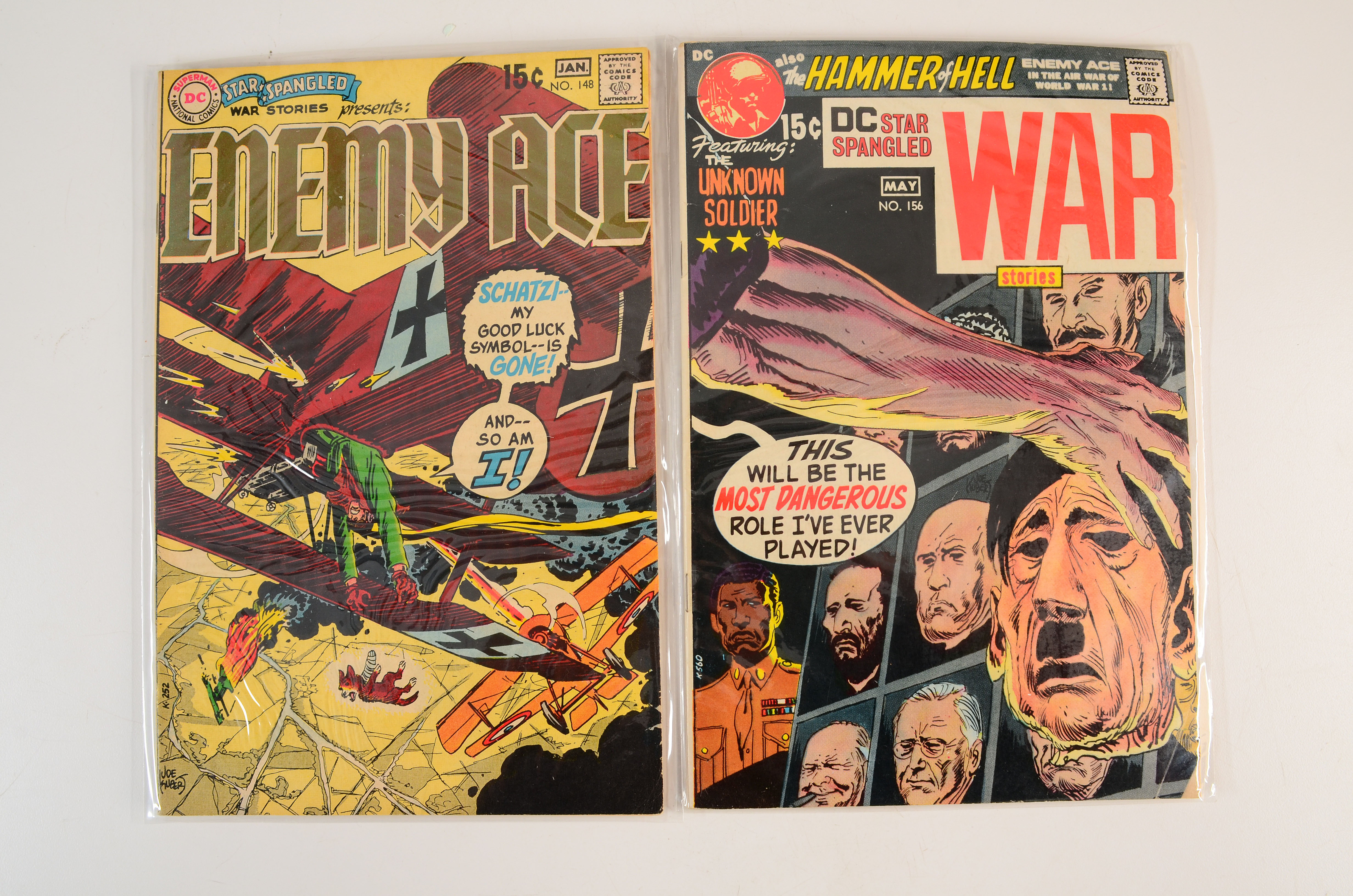 Silver and Bronze Age “Star Spangled War Stories” Comics