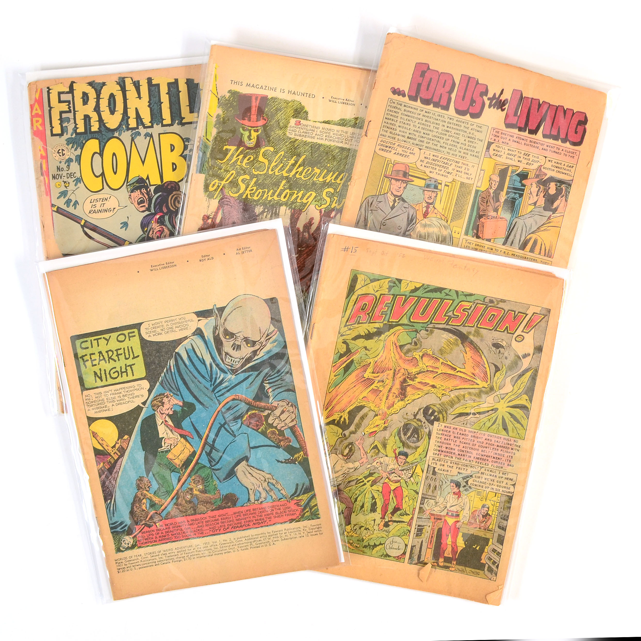 1952 and 1953 Horror and Civil War Comics