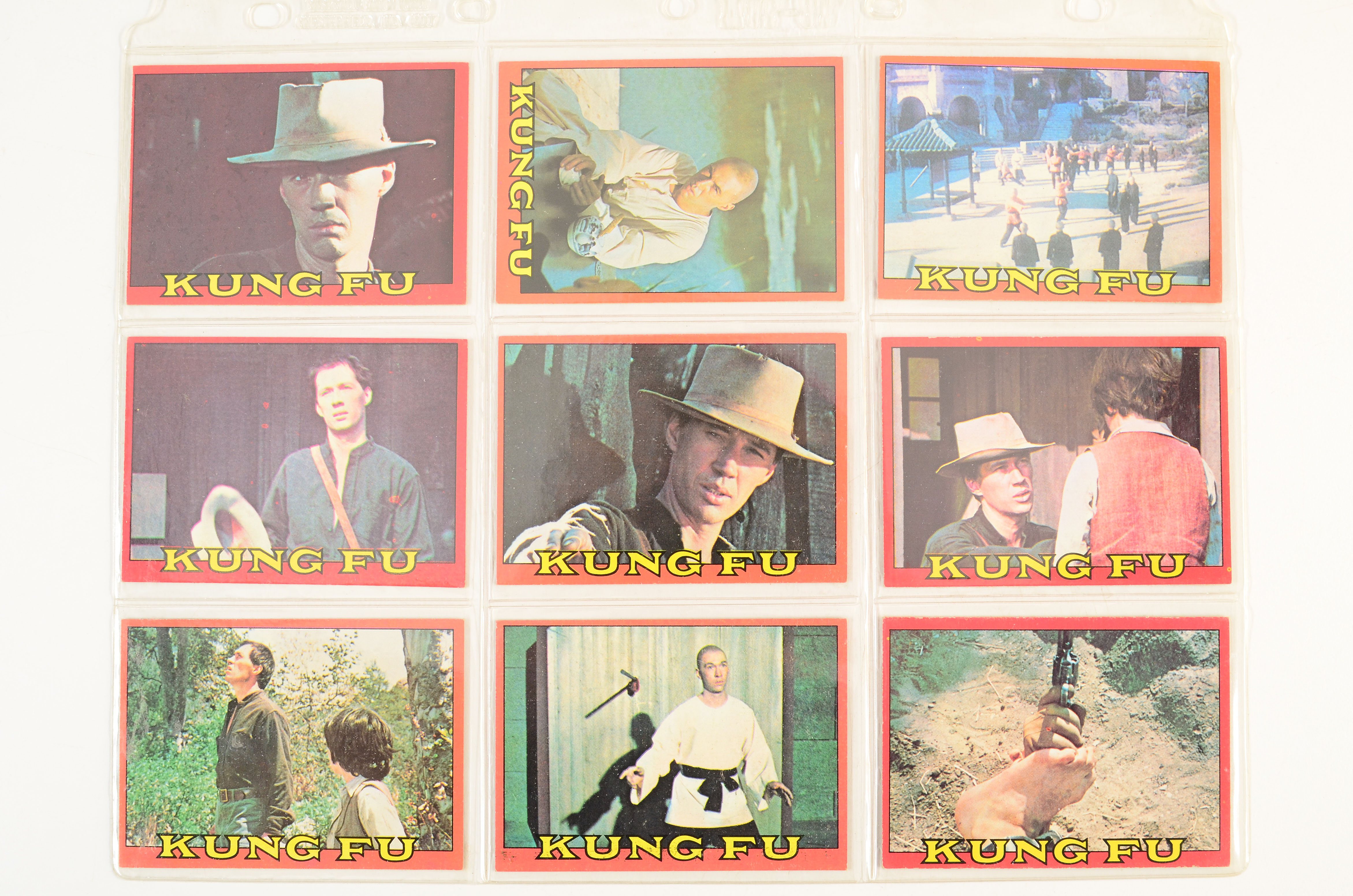 Topps “Kung Fu” Trading Card Complete Set