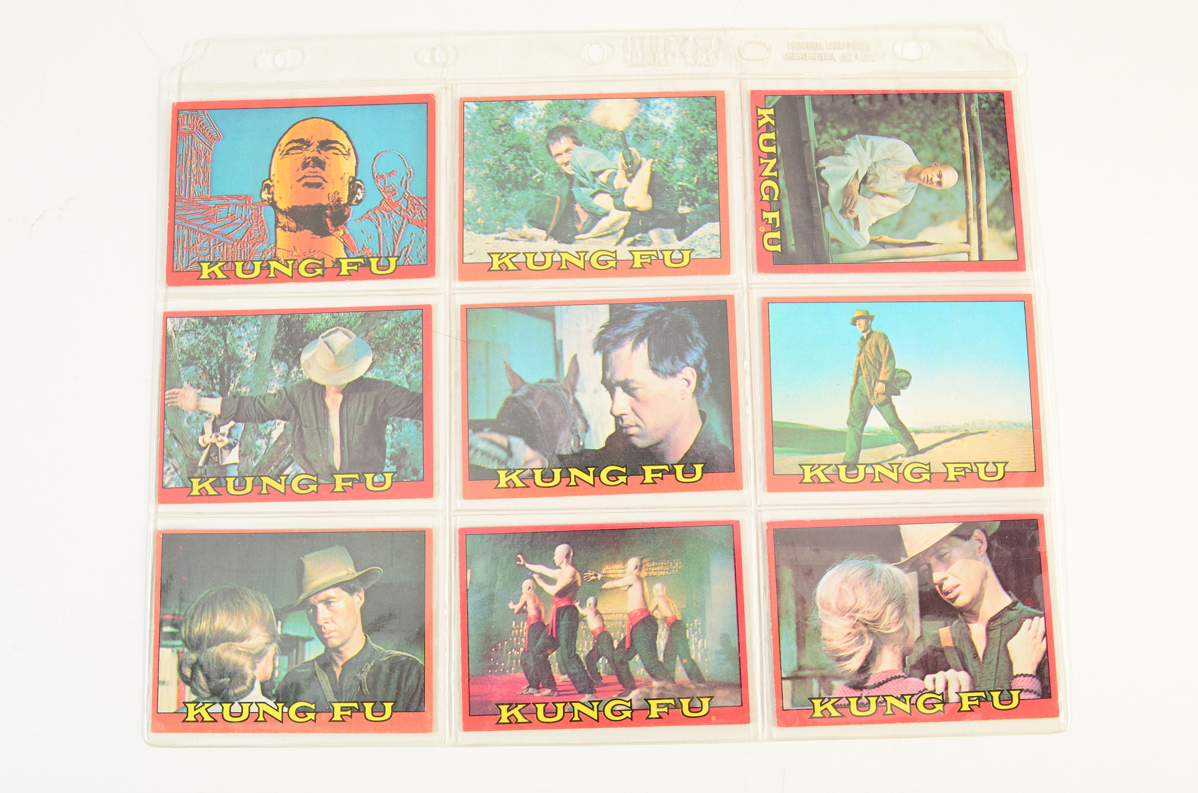 Topps “Kung Fu” Trading Card Complete Set