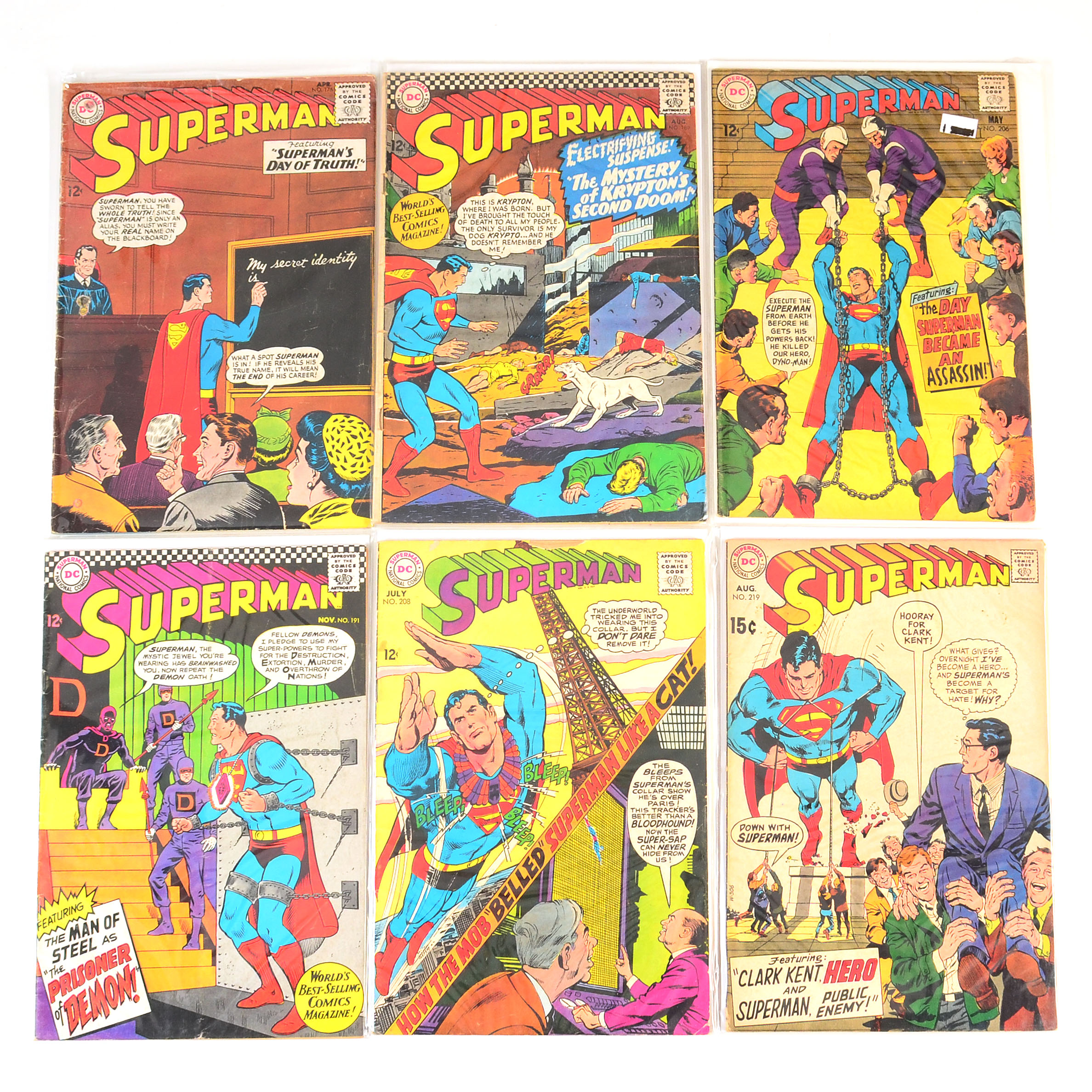 Mid to Late 1960s “Superman” Comics
