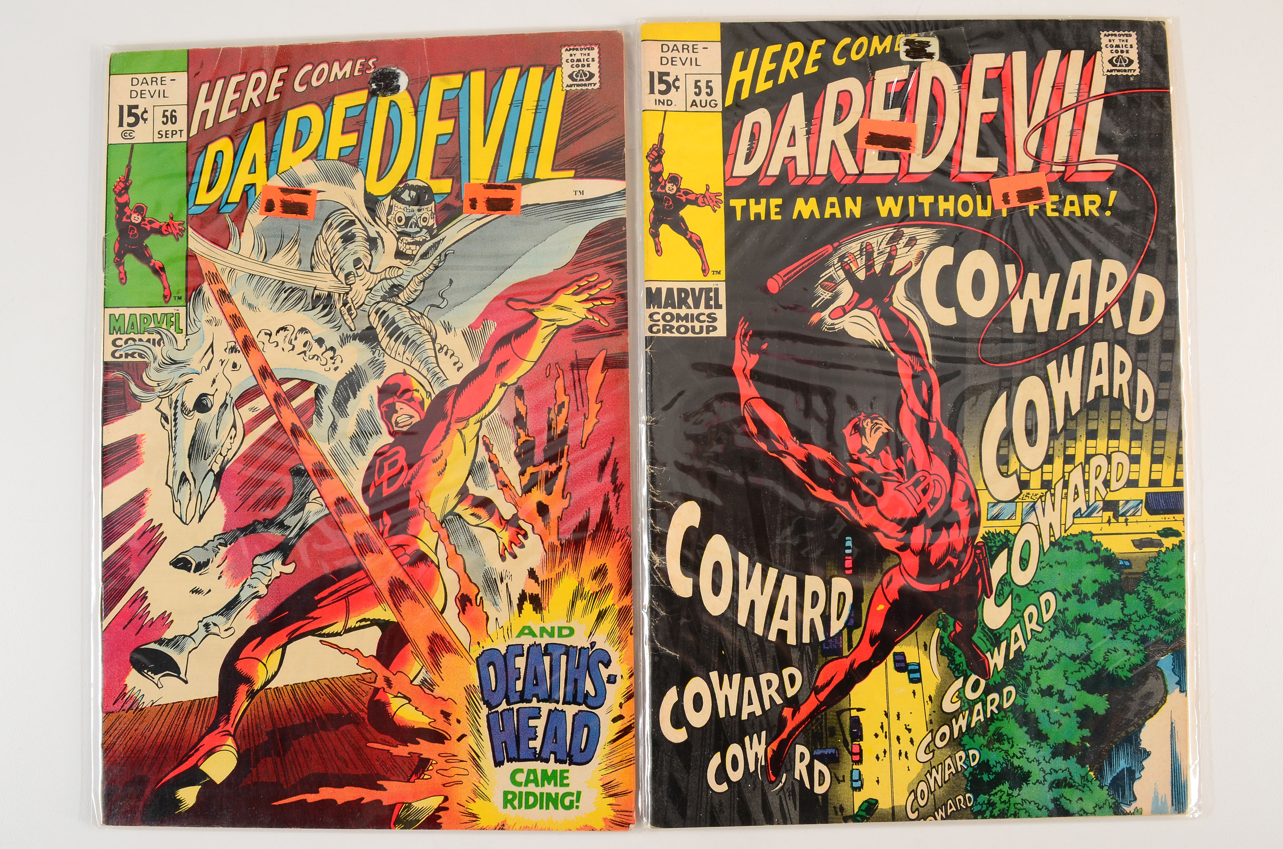 Collectible Early Issue “Daredevil” Comics and "The Human Fly" Issue One