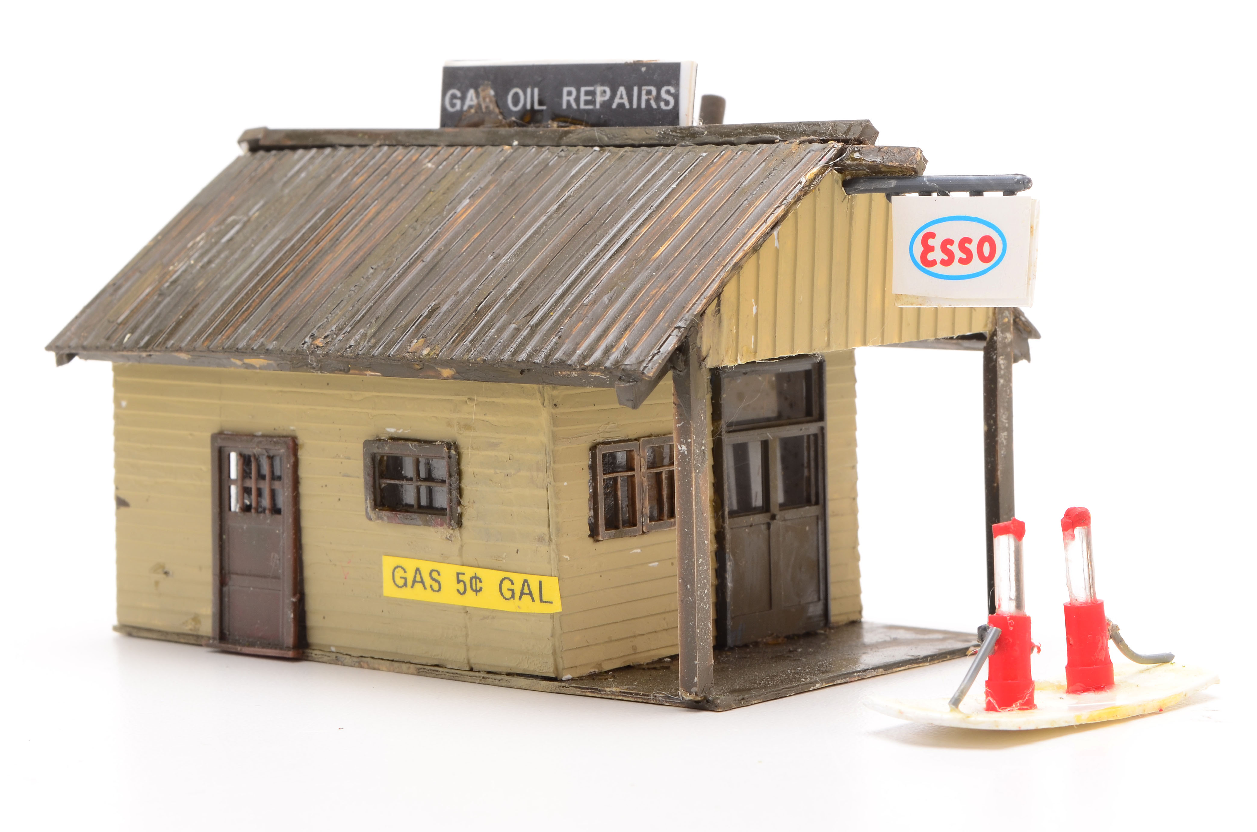 Collection of HO Gauge Model Train Buildings