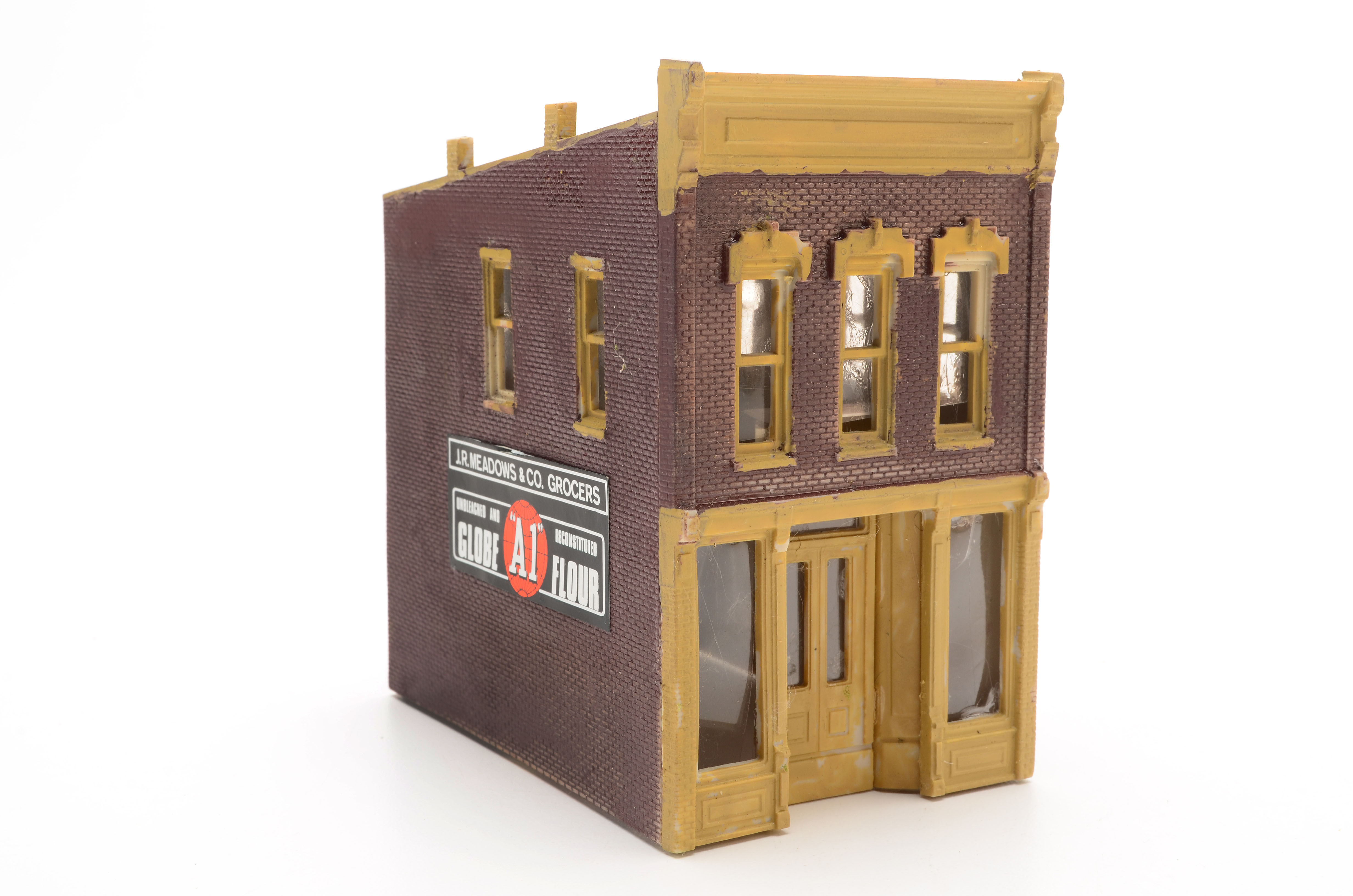 Collection of HO Gauge Model Train Buildings