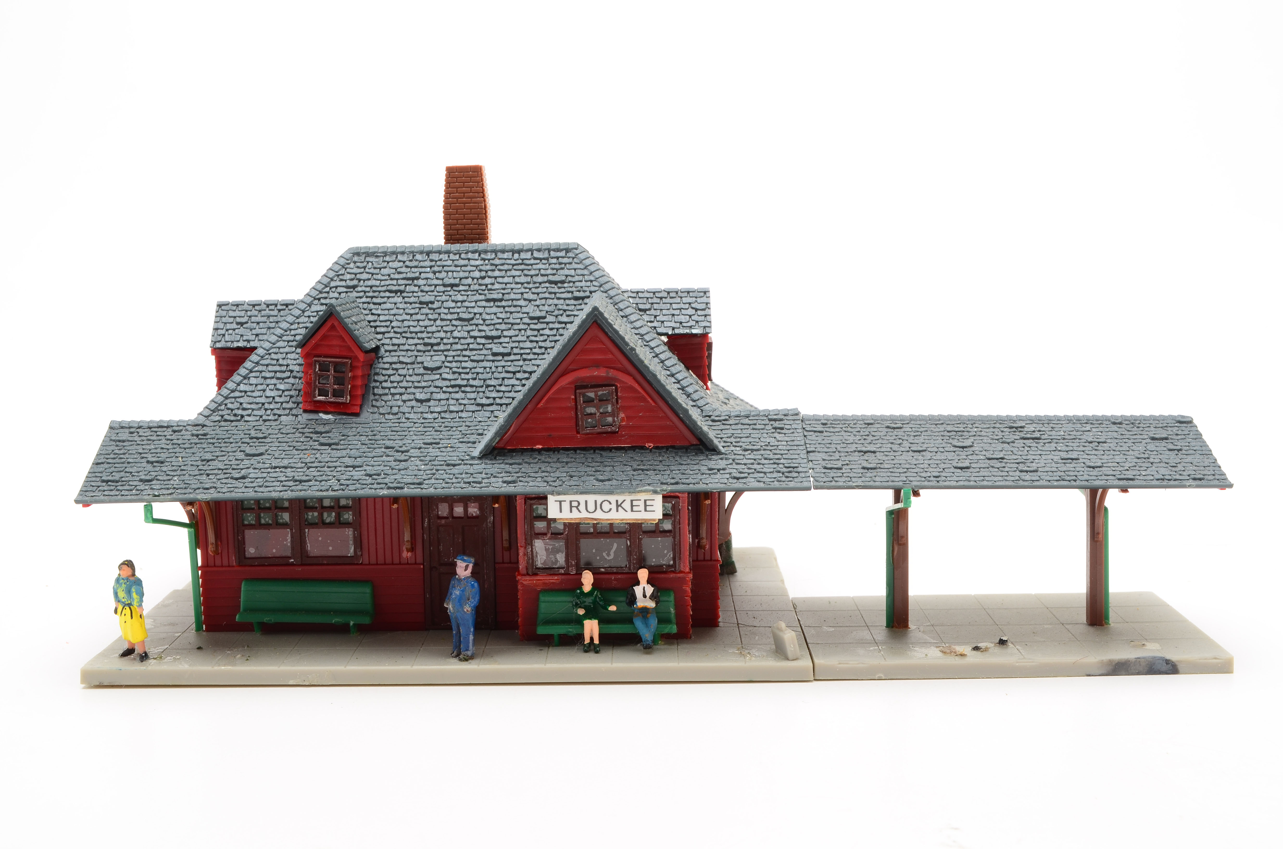 Collection of HO Gauge Model Train Buildings