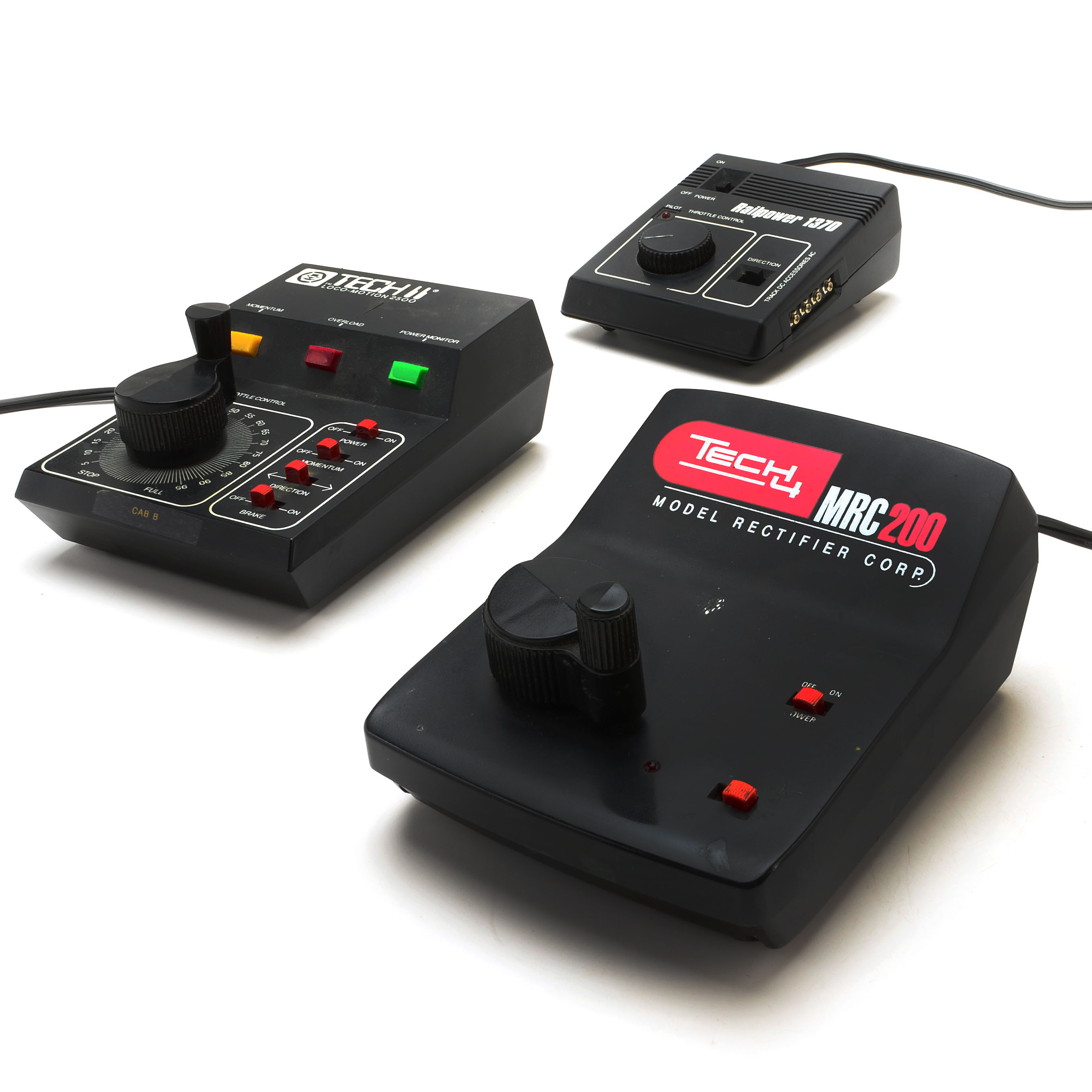 Group of  "MRC" Model Train Transformerss