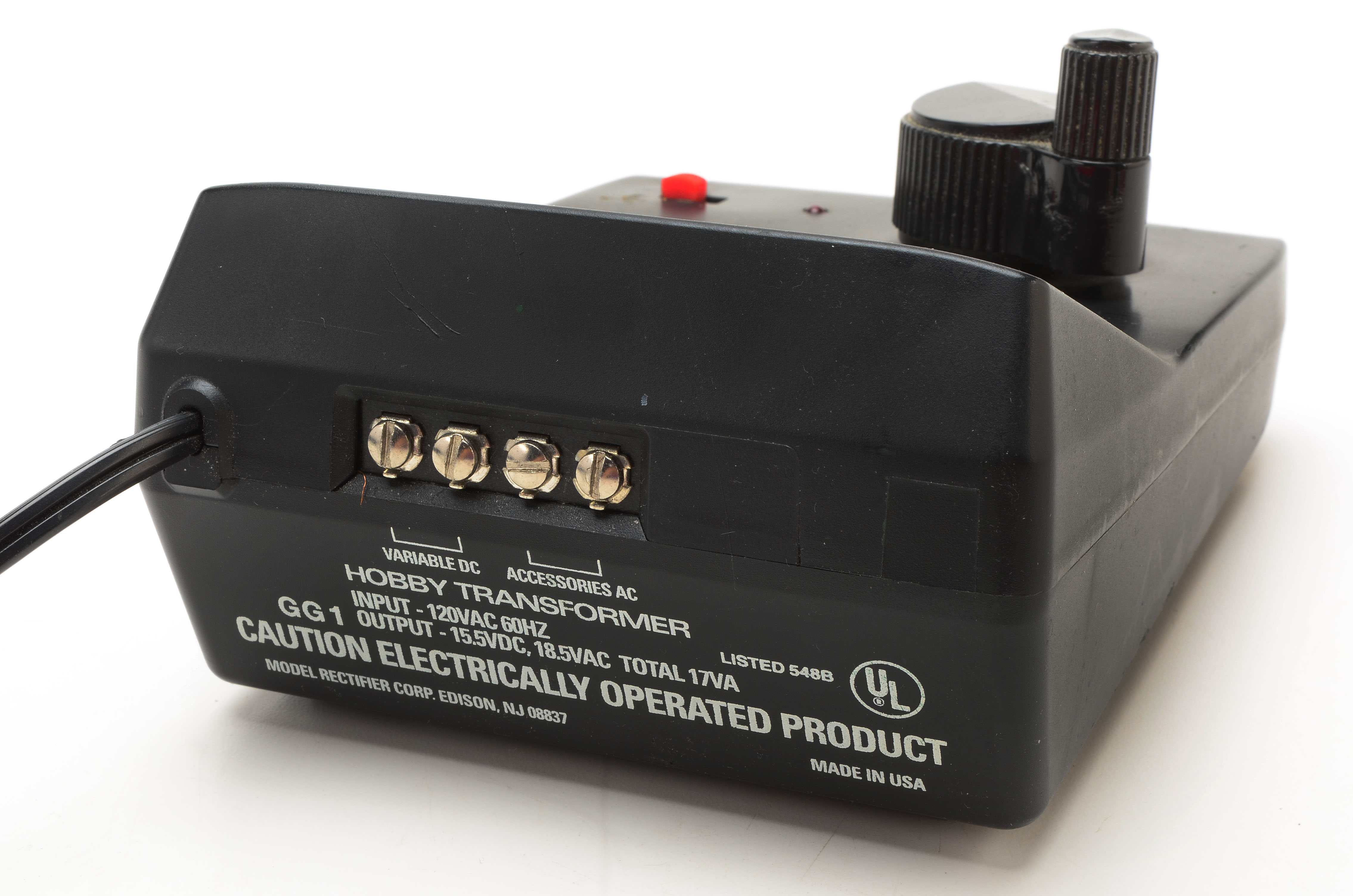 Group of  "MRC" Model Train Transformerss