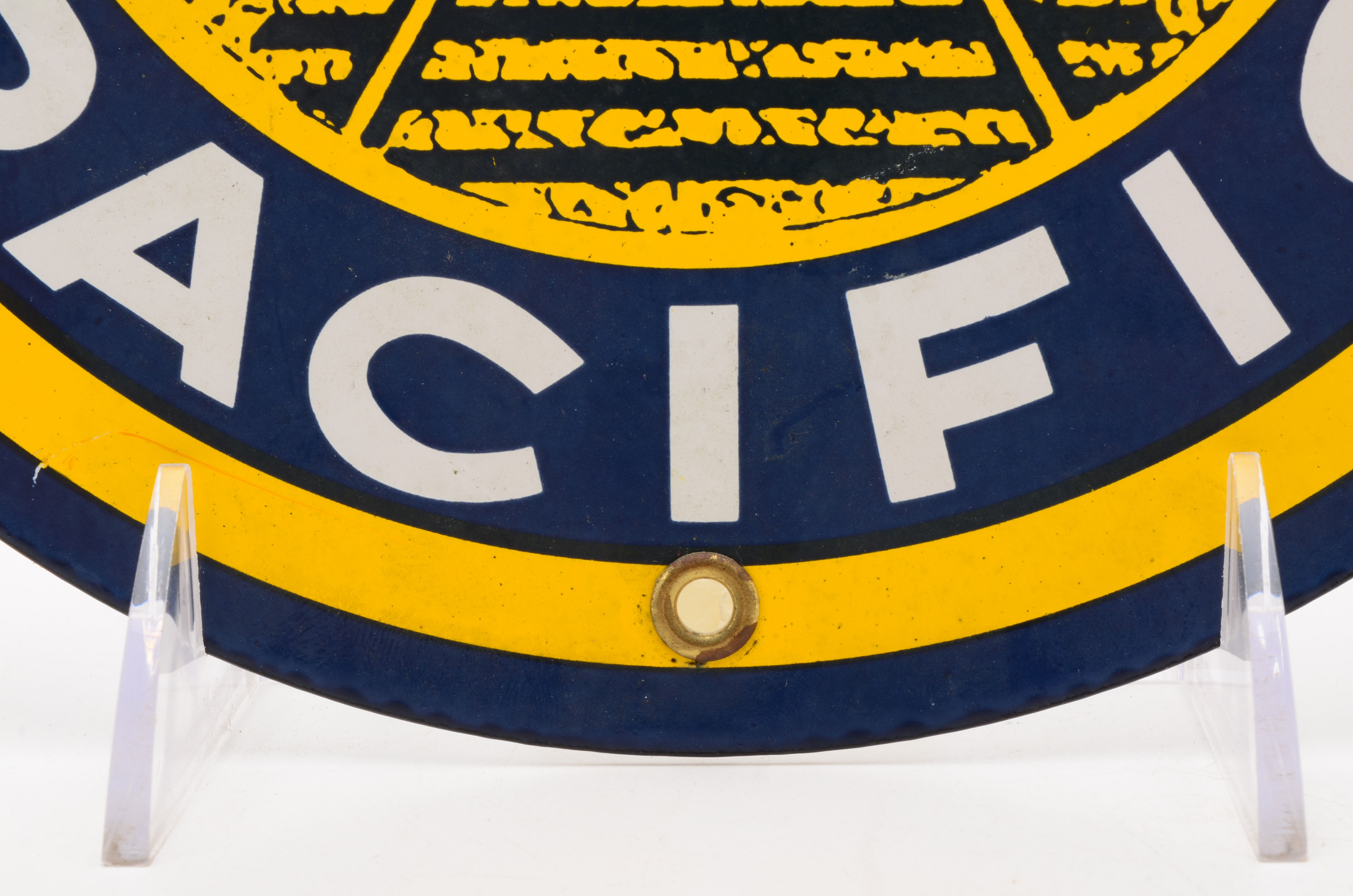 Southern Pacific Lines Porcelain Railroad Sign